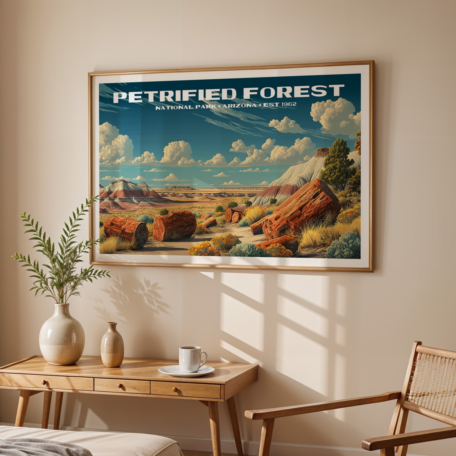 Petrified Forest National Park Horizontal Vintage Art