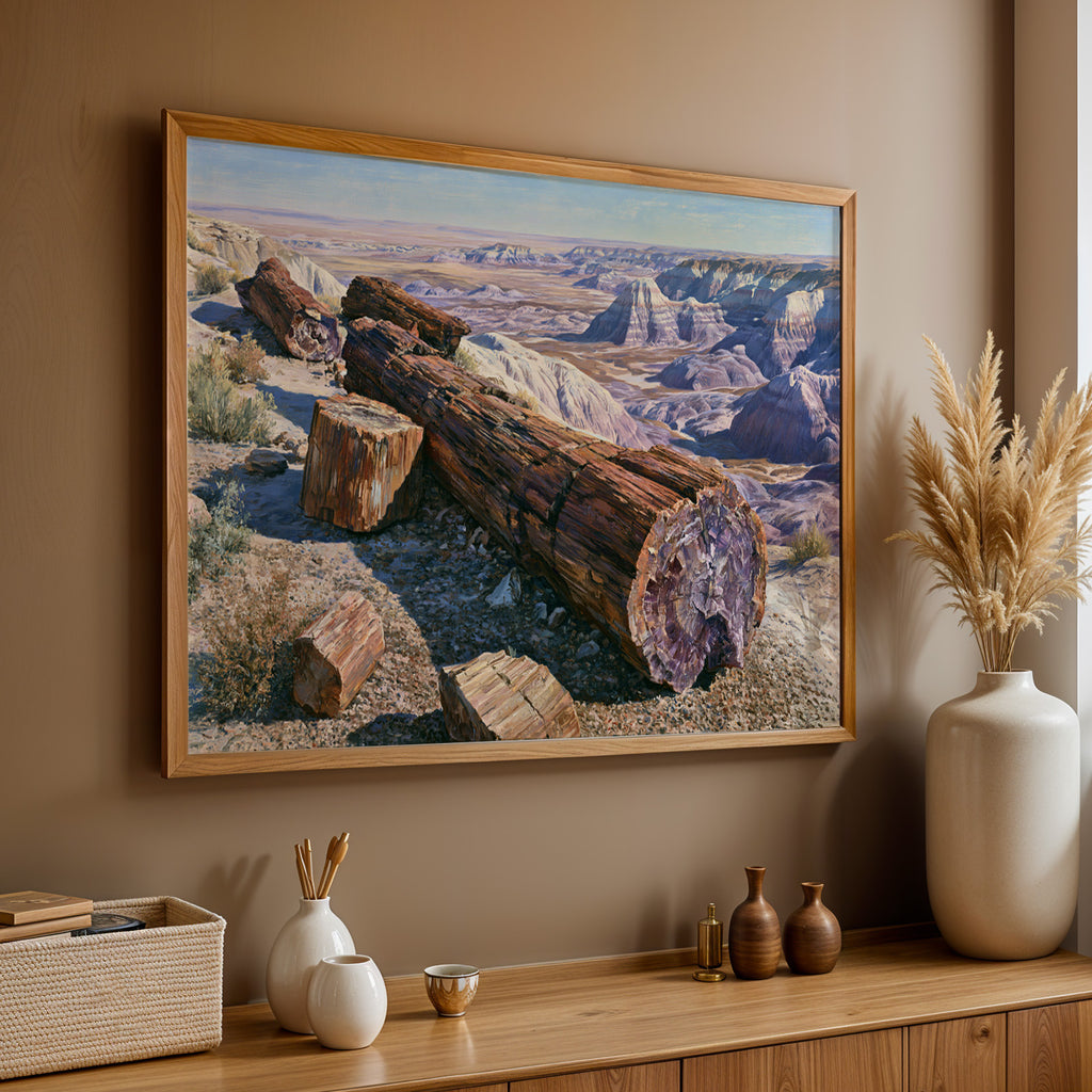 Petrified Forest National Park Classical Oil Painting
