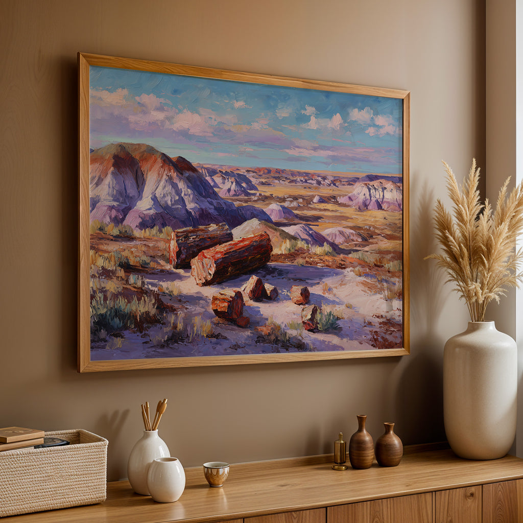 Petrified Forest National Park Oil Painting