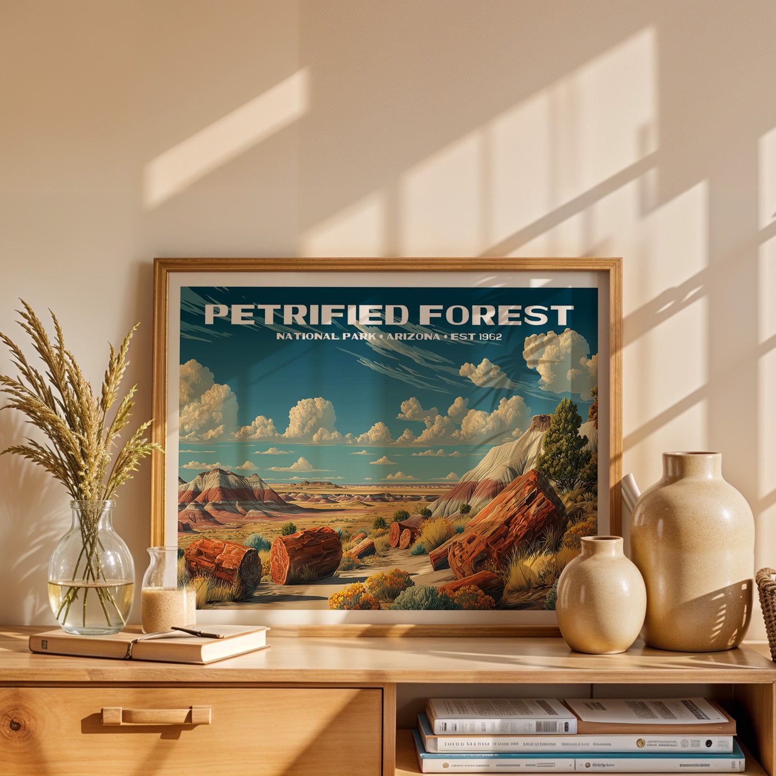 Petrified Forest National Park Horizontal Vintage Art