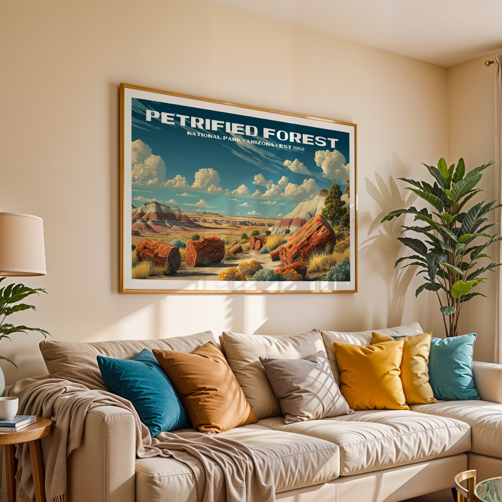 Petrified Forest National Park Horizontal Vintage Art