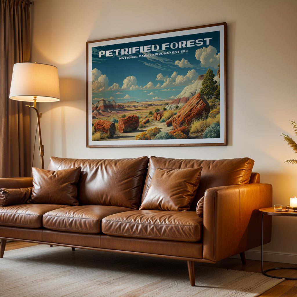 Petrified Forest National Park Horizontal Vintage Art