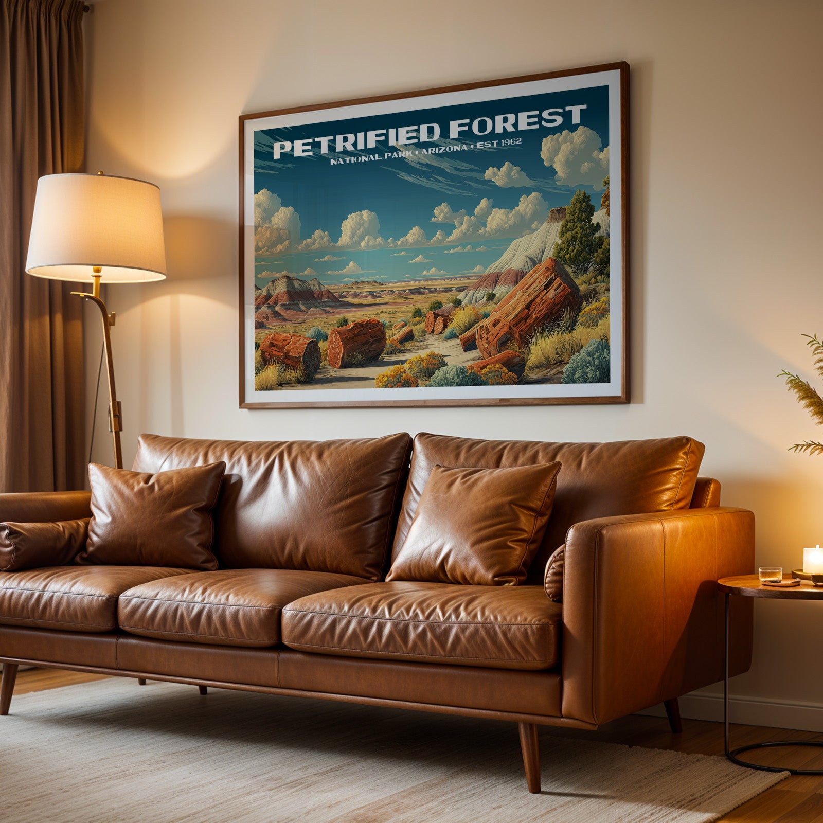 Petrified Forest National Park Horizontal Vintage Art