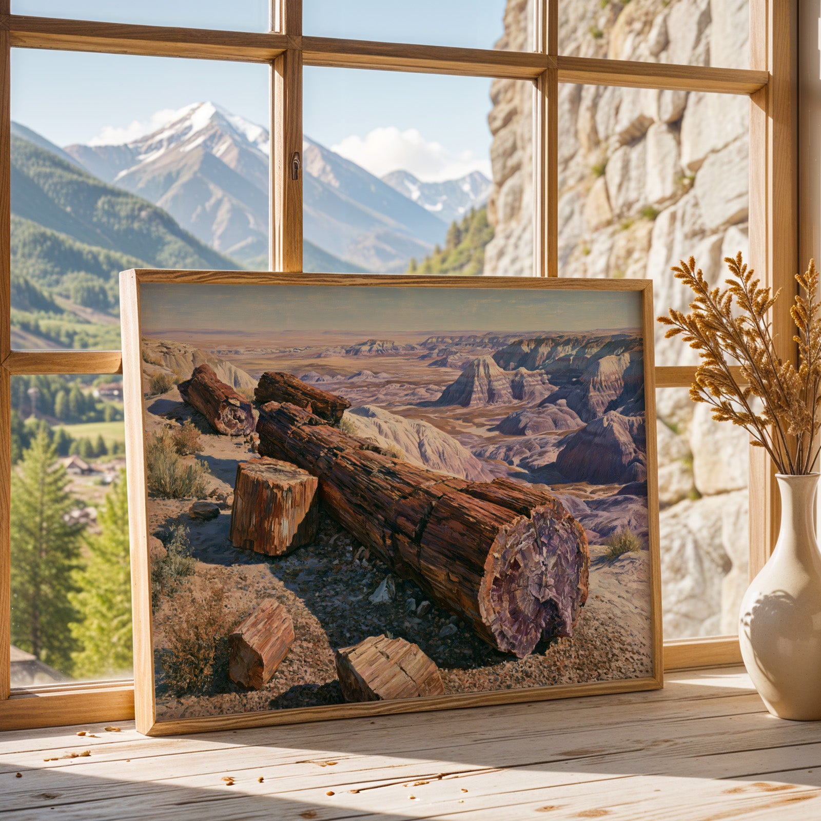 Petrified Forest National Park Classical Oil Painting