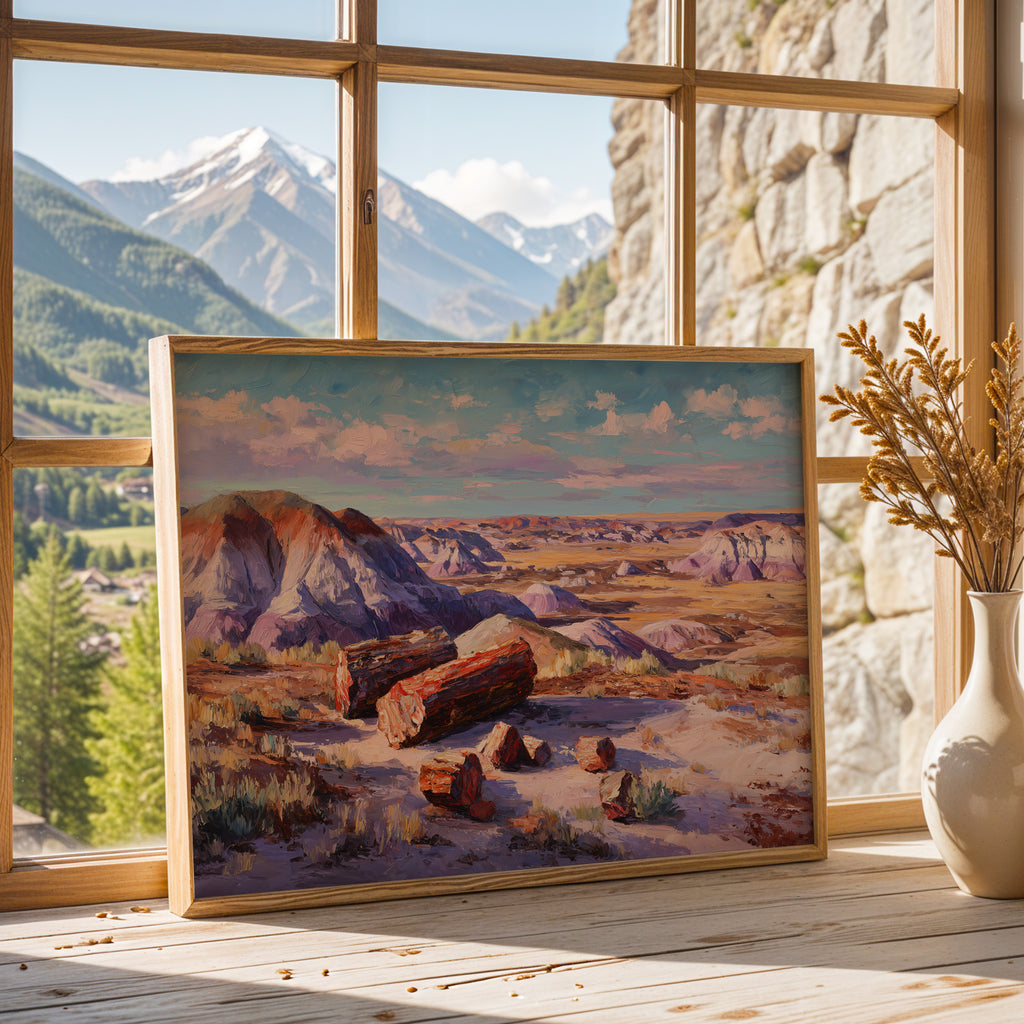 Petrified Forest National Park Oil Painting
