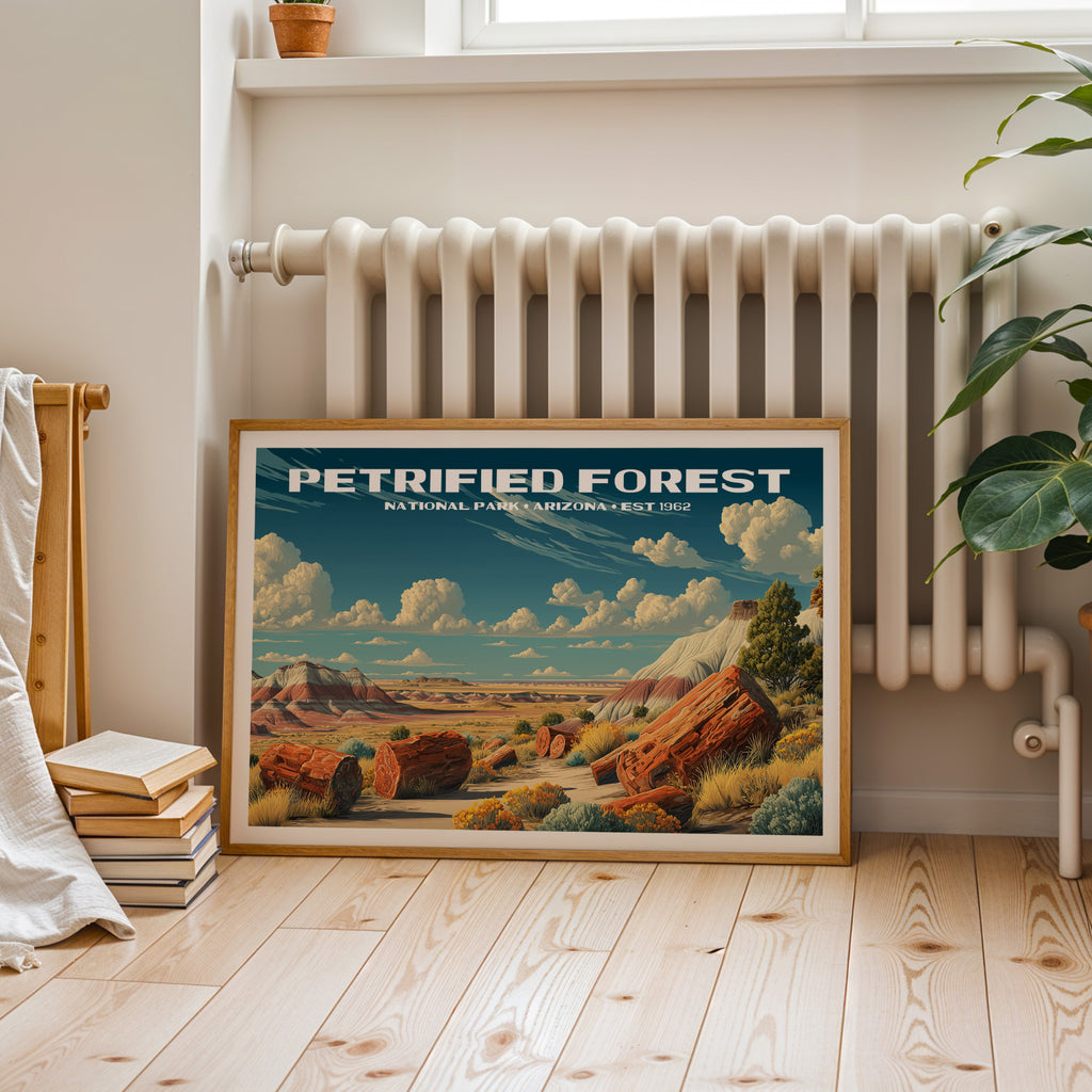 Petrified Forest National Park Horizontal Vintage Art