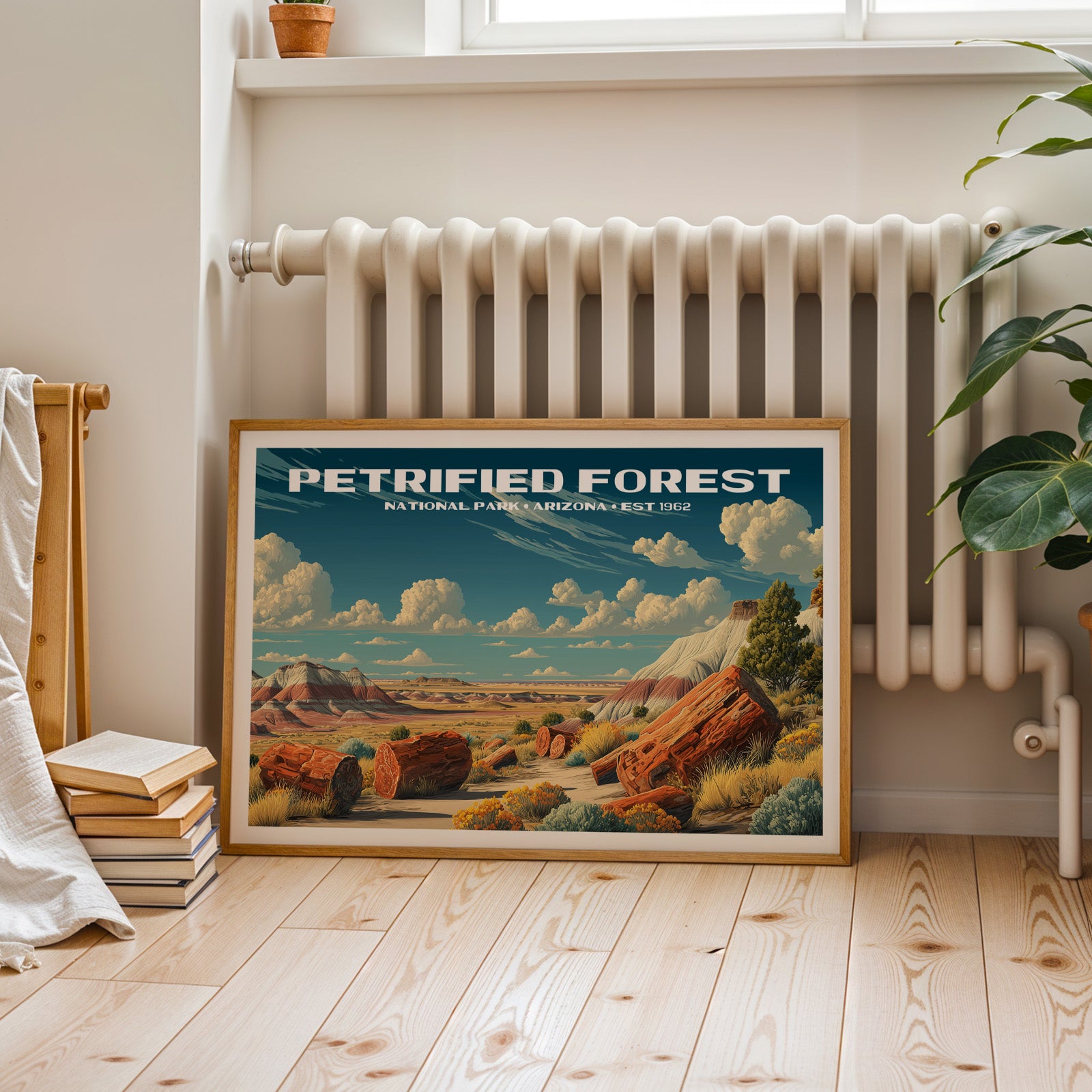 Petrified Forest National Park Horizontal Vintage Art