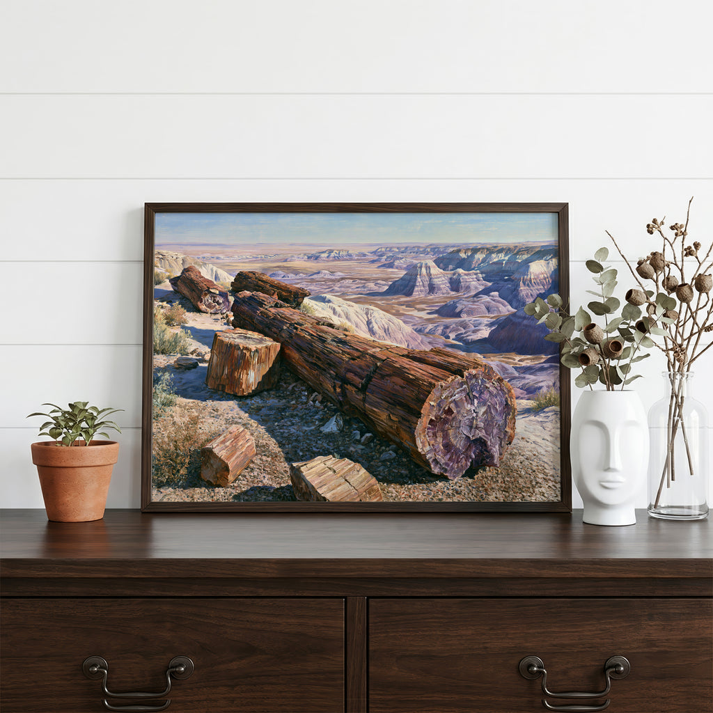 Petrified Forest National Park Classical Oil Painting