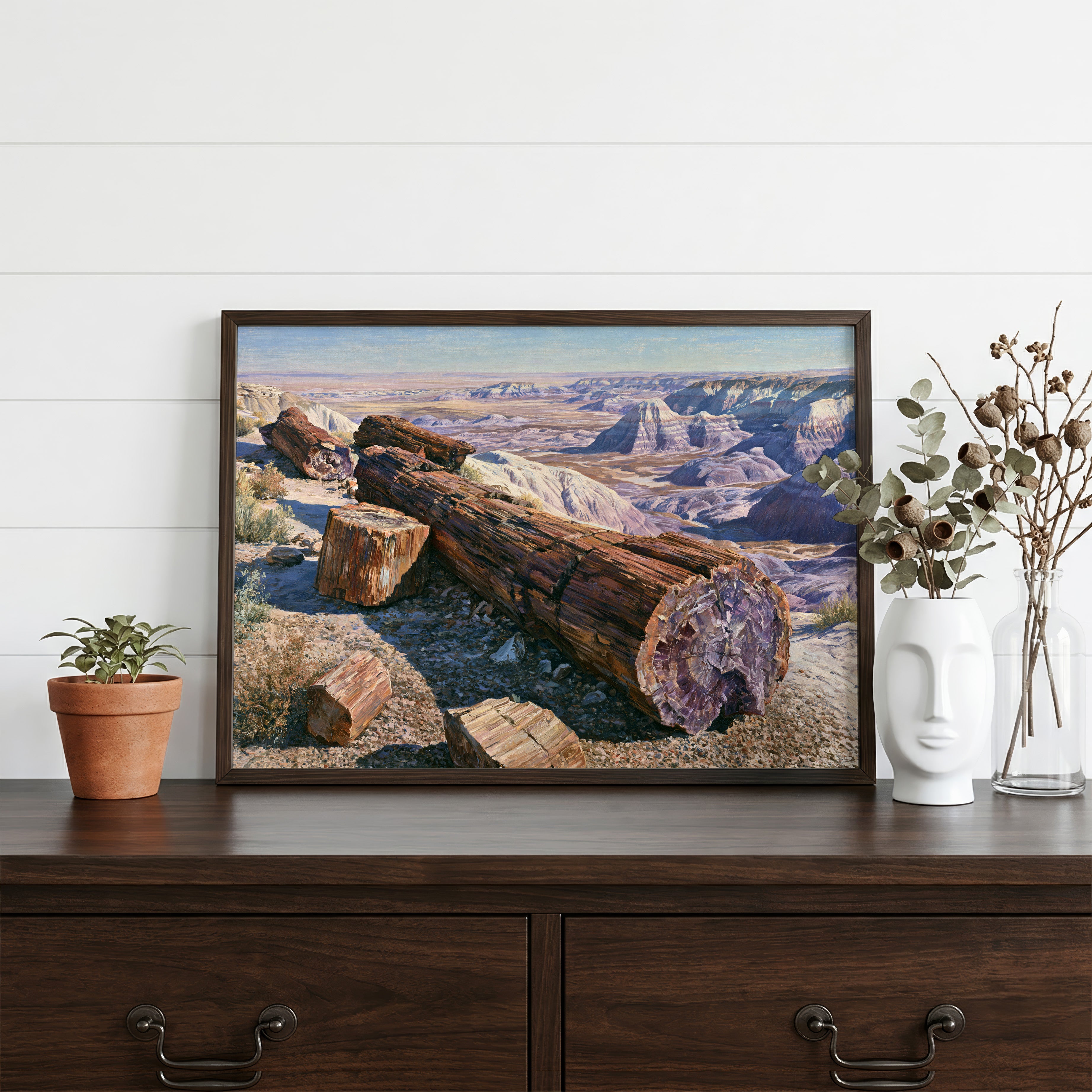 Petrified Forest National Park Classical Oil Painting