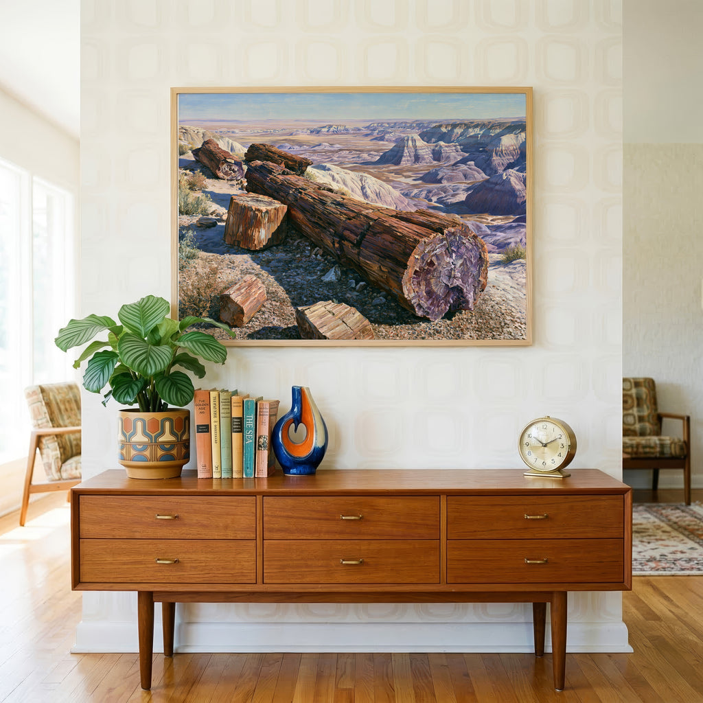 Petrified Forest National Park Classical Oil Painting
