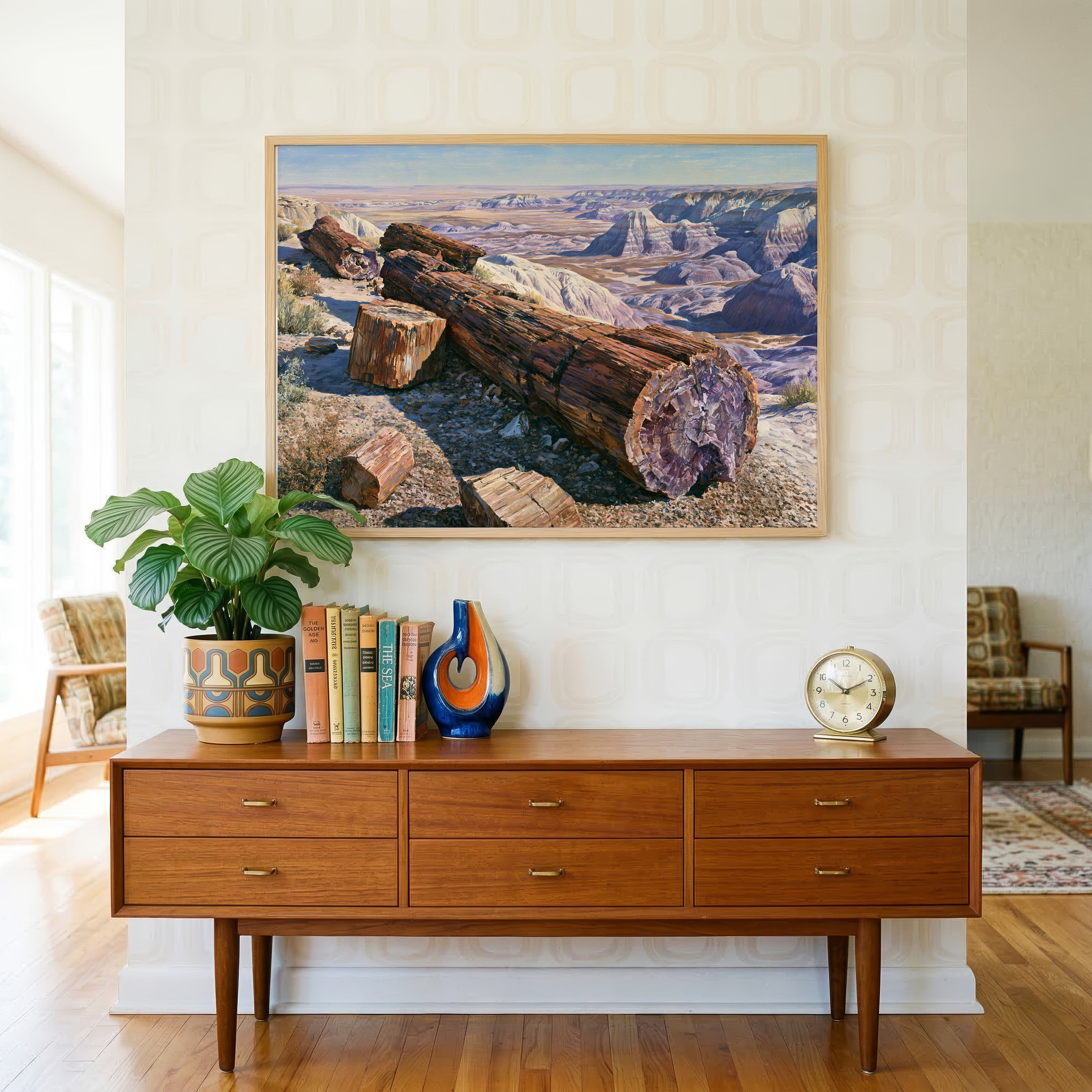 Petrified Forest National Park Classical Oil Painting