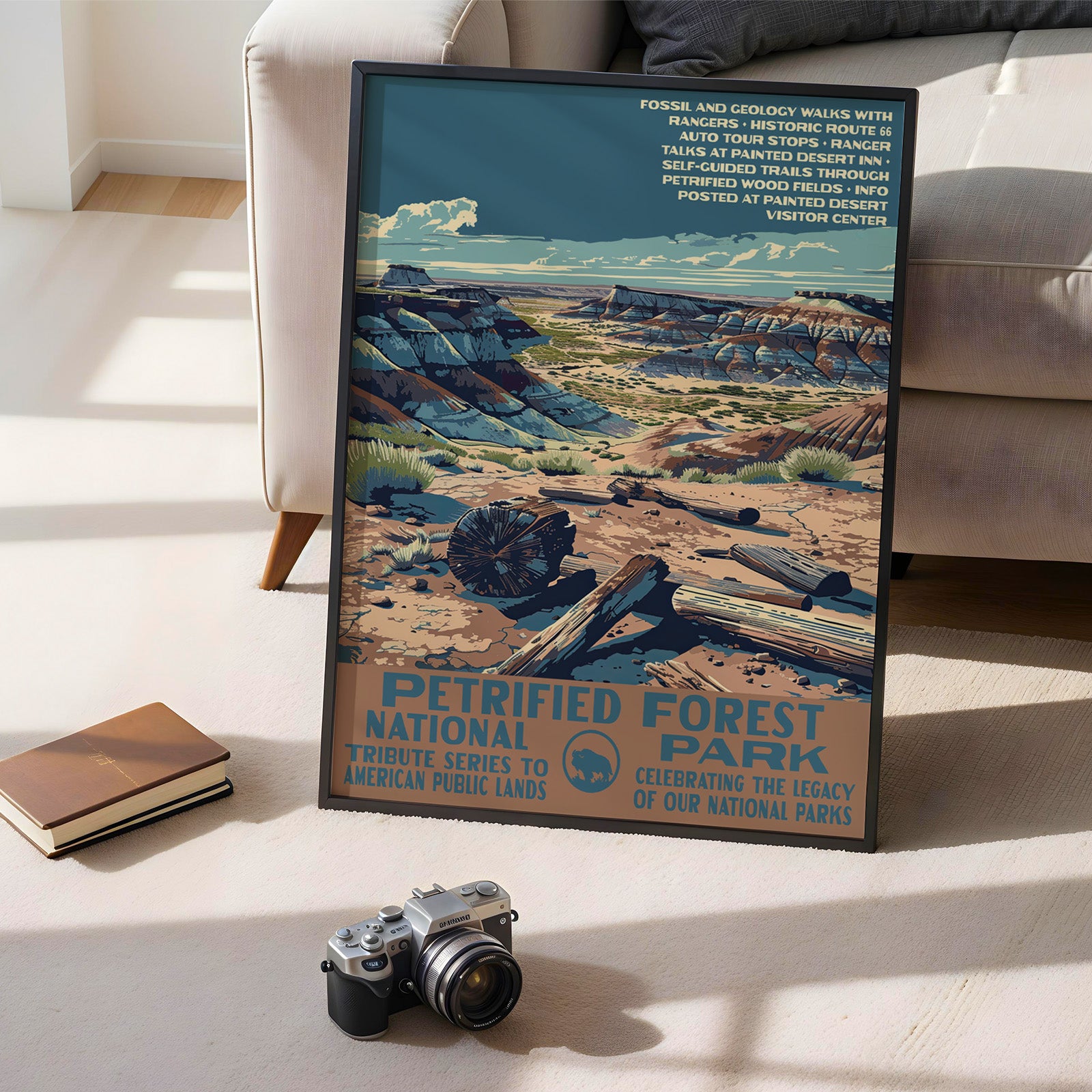 Petrified Forest National Park Vintage WPA Art