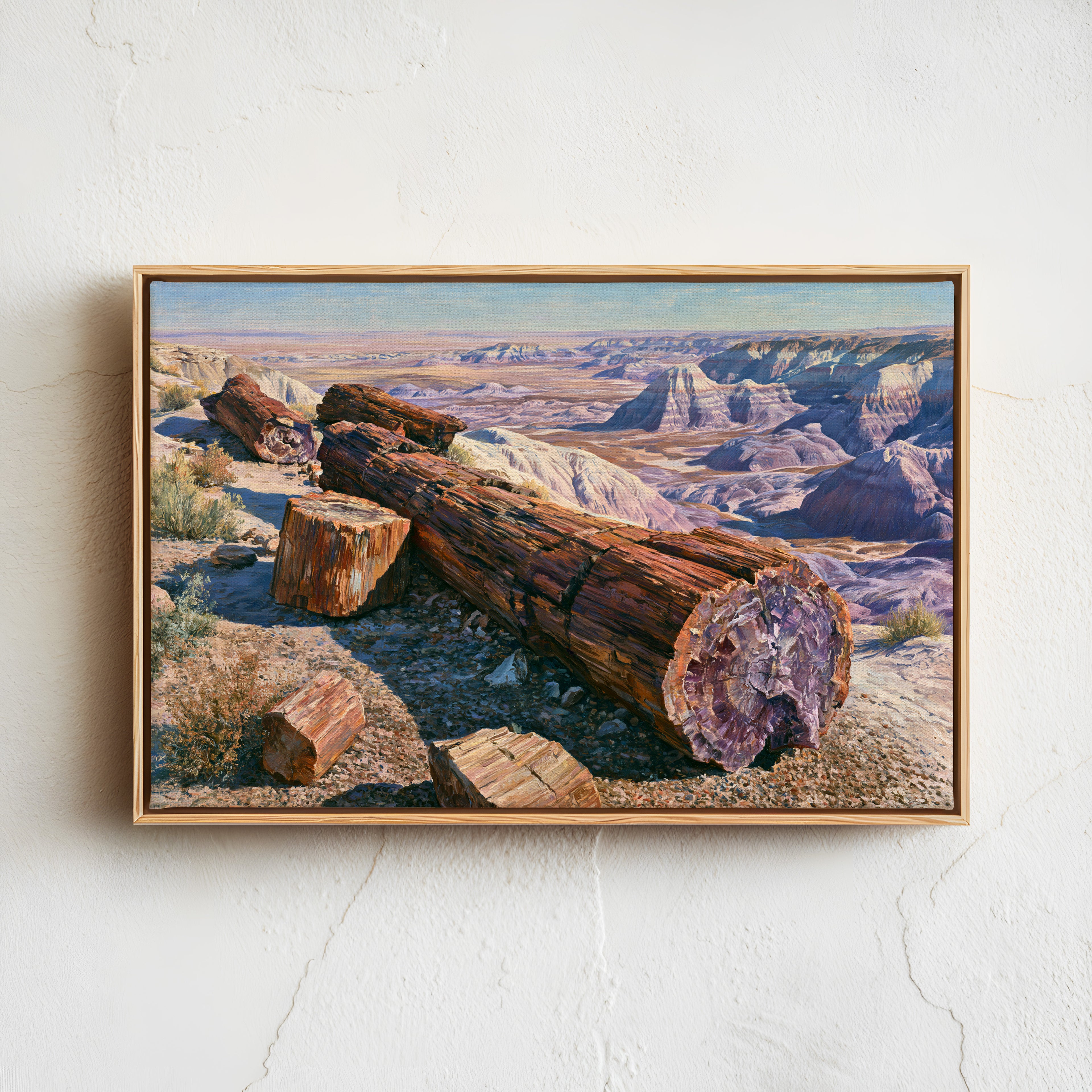 Petrified Forest National Park Classical Oil Painting