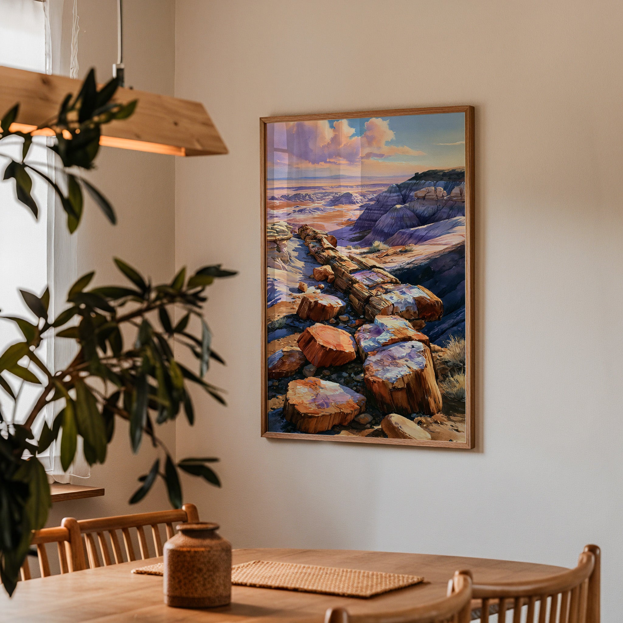 Petrified Forest National Park Watercolor Art