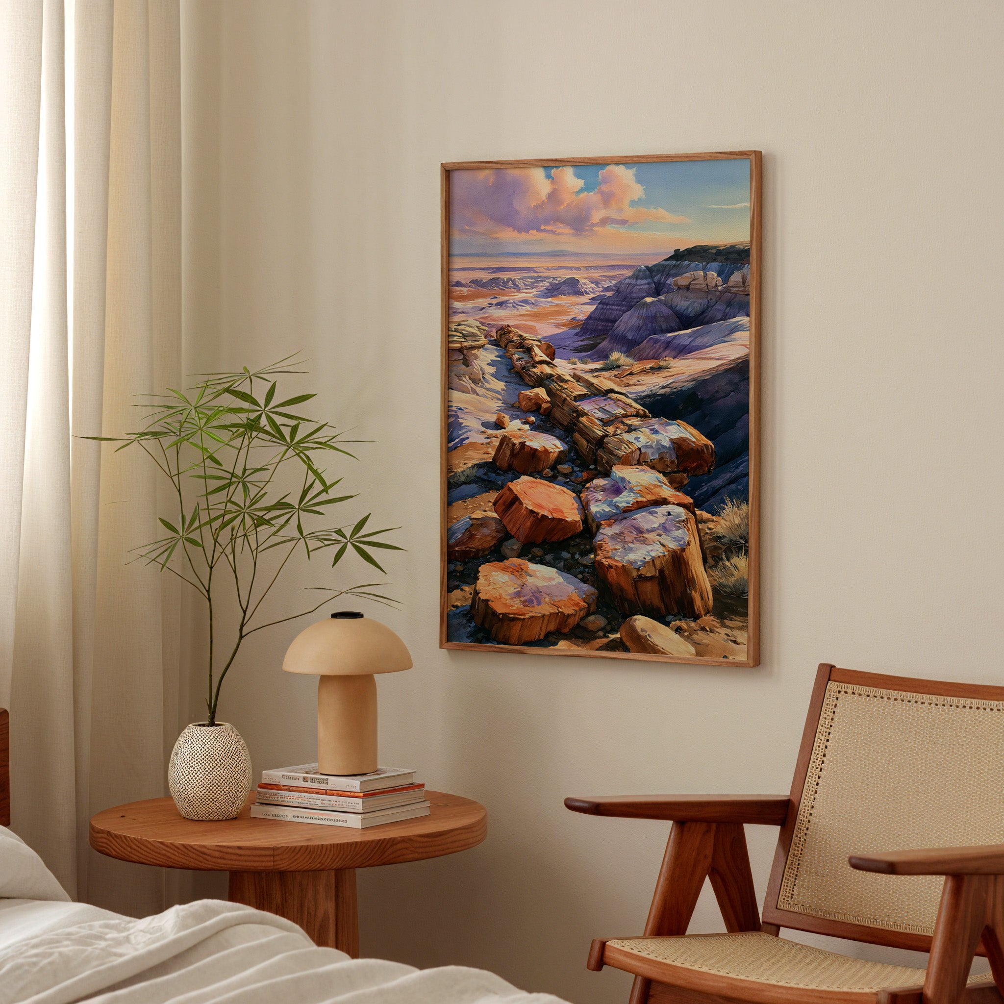 Petrified Forest National Park Watercolor Art