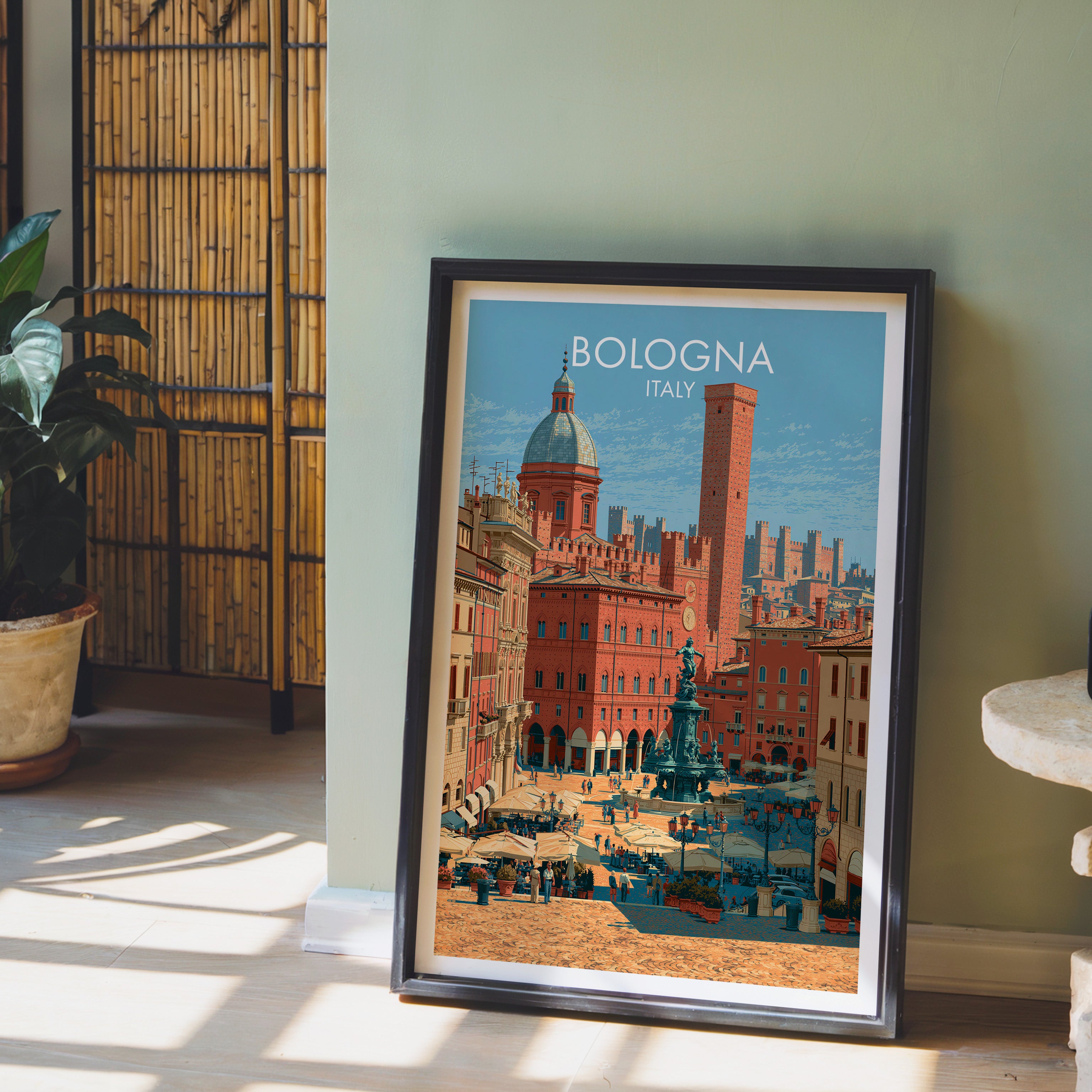 Piazza Maggiore Bologna Italien