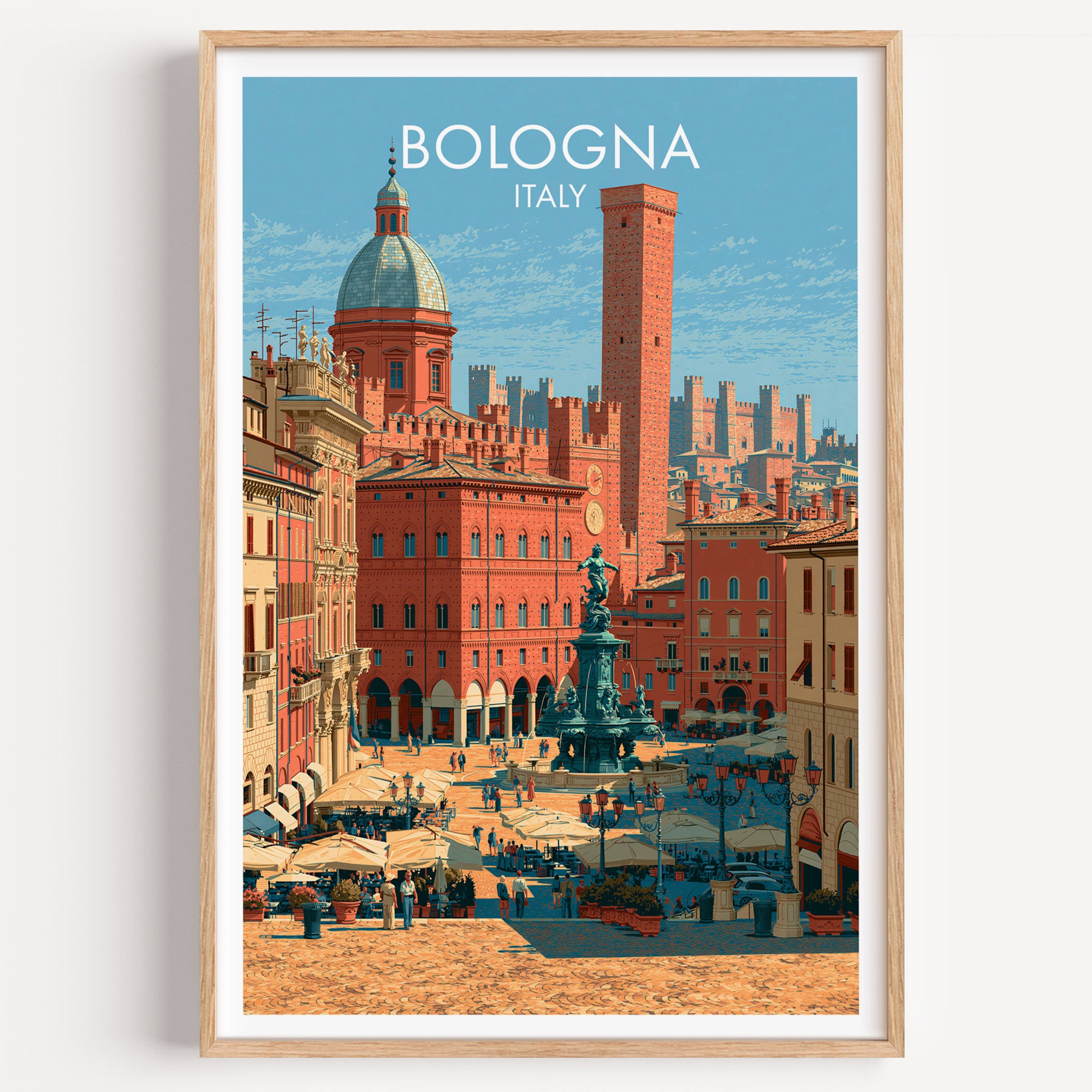 Piazza Maggiore Bologna Italien