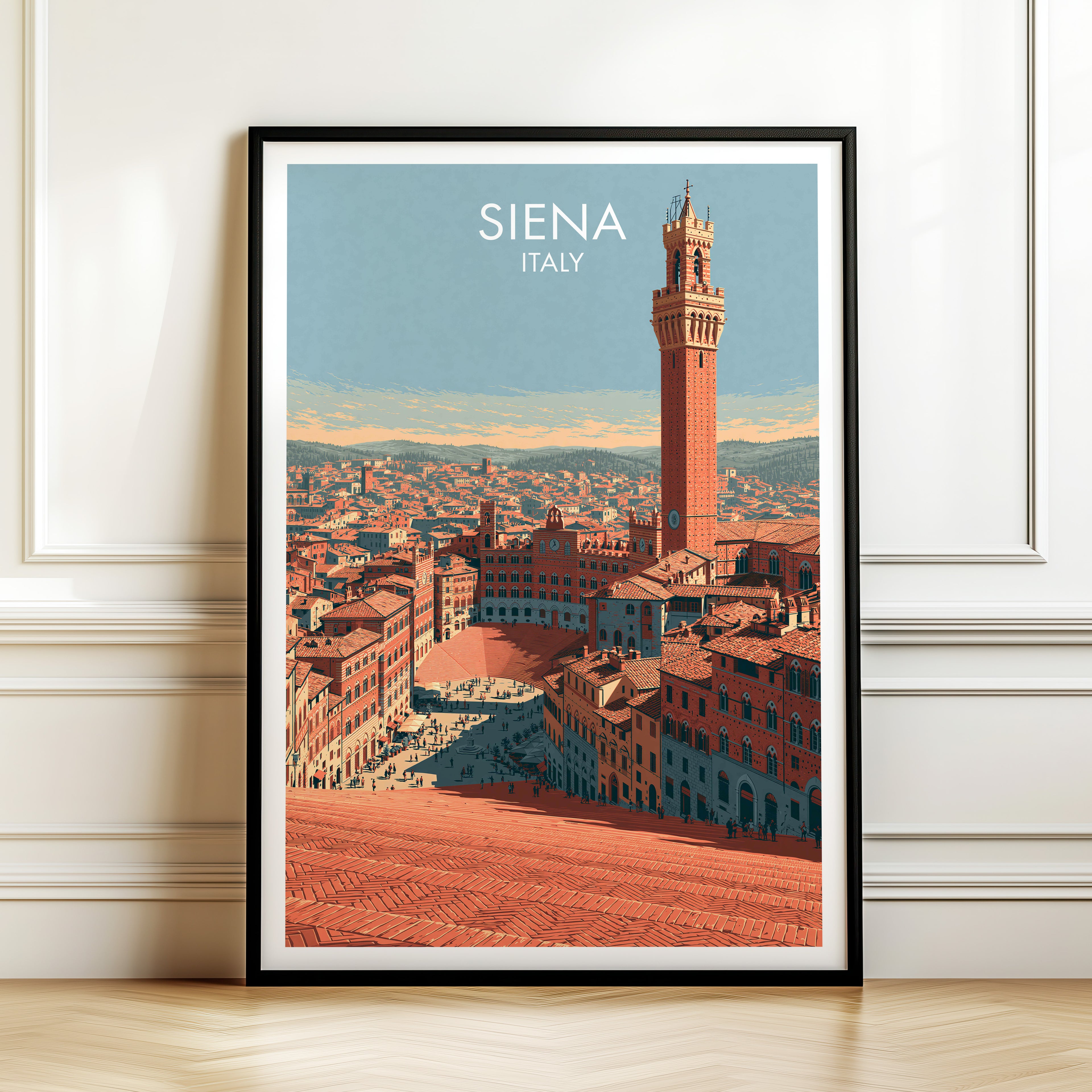 Piazza del Campo Sienne Italie