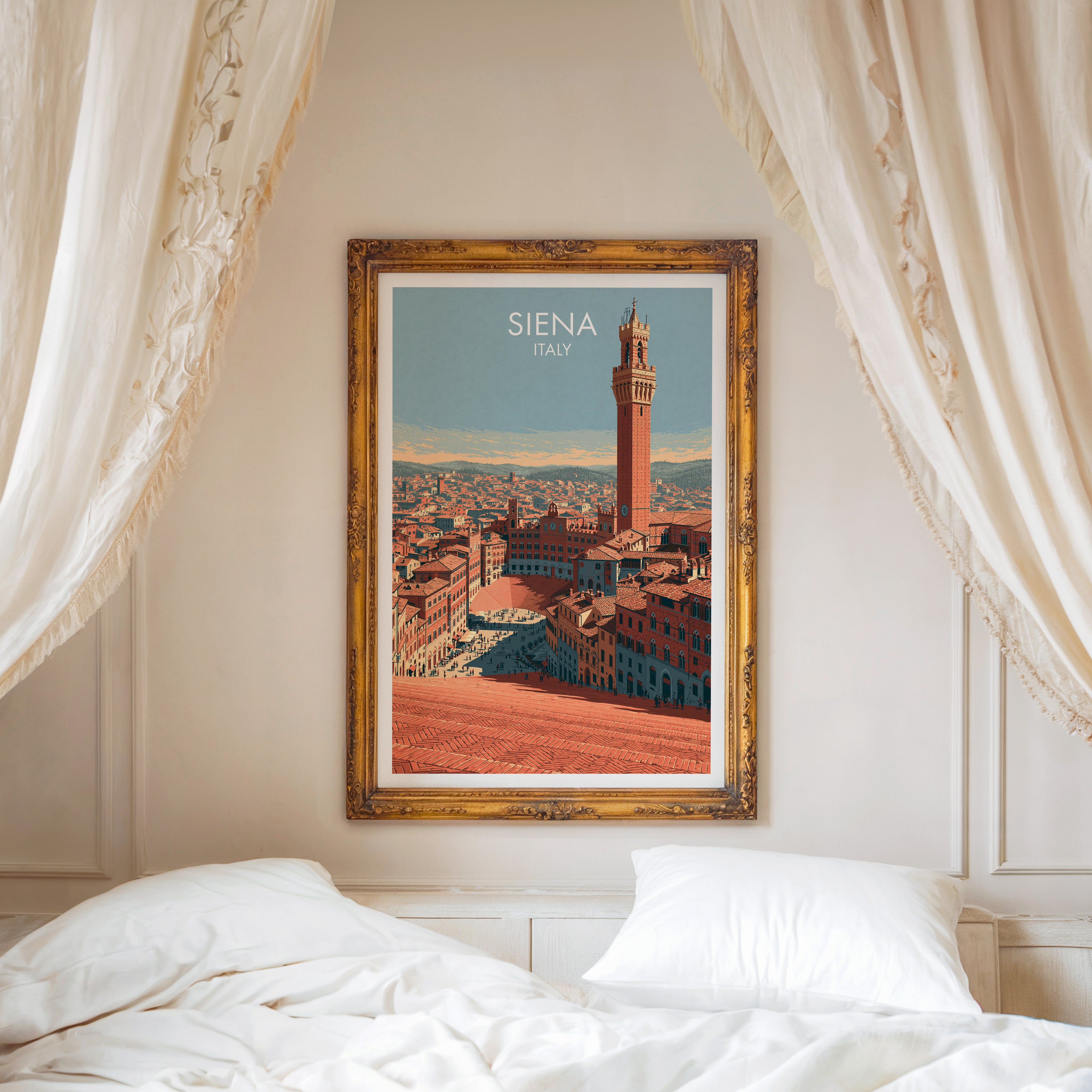 Piazza del Campo Sienne Italie