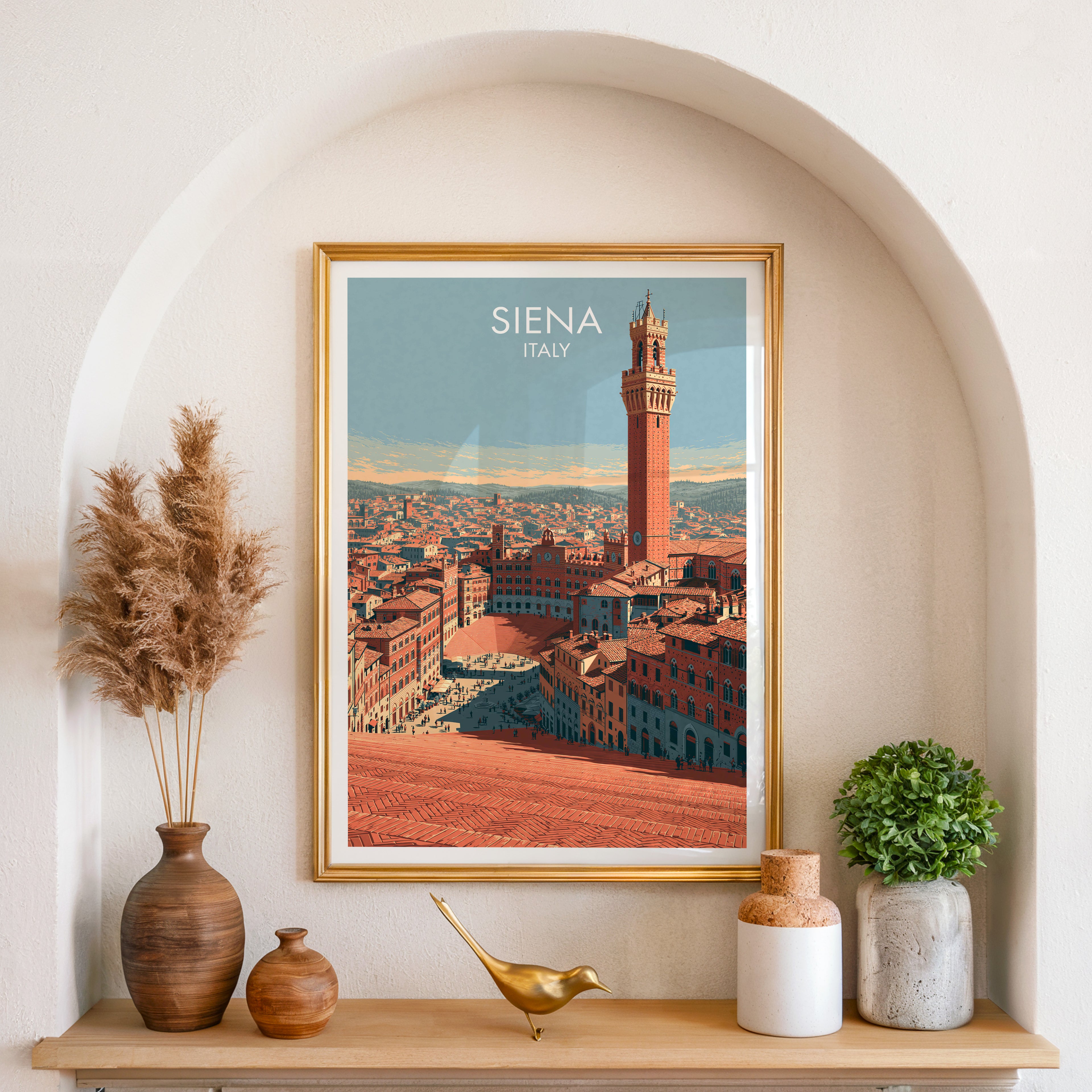 Piazza del Campo Sienne Italie