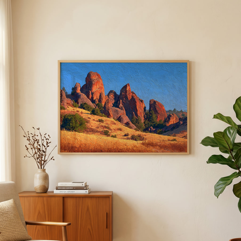 Pinnacles National Park Oil Painting