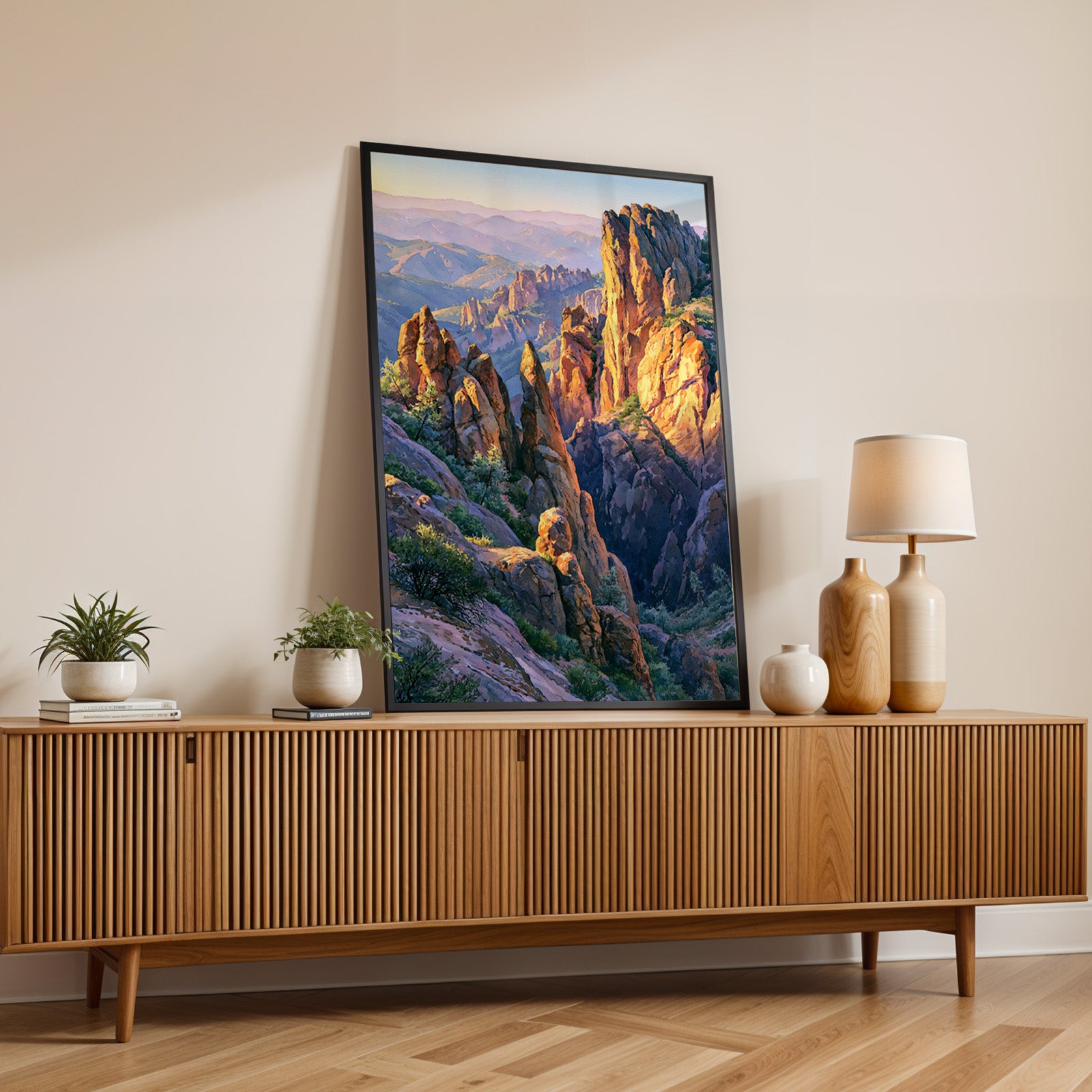 Pinnacles National Park Watercolor Art