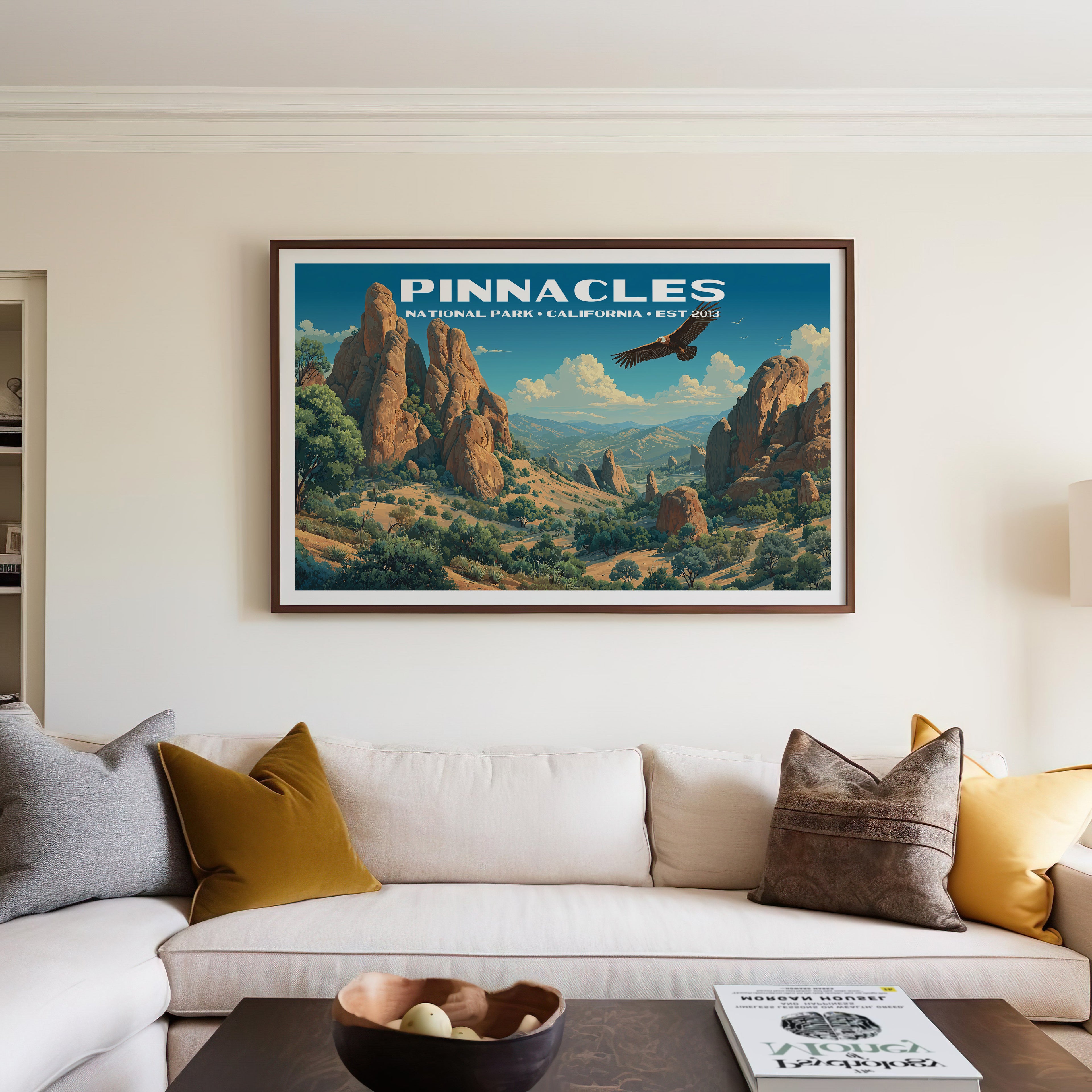 Pinnacles National Park Horizontal Vintage Art