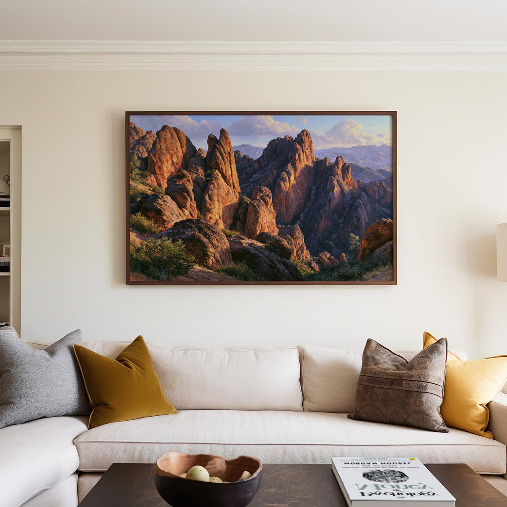 Pinnacles National Park Classical Oil Painting