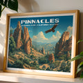 Pinnacles National Park Horizontal Vintage Art