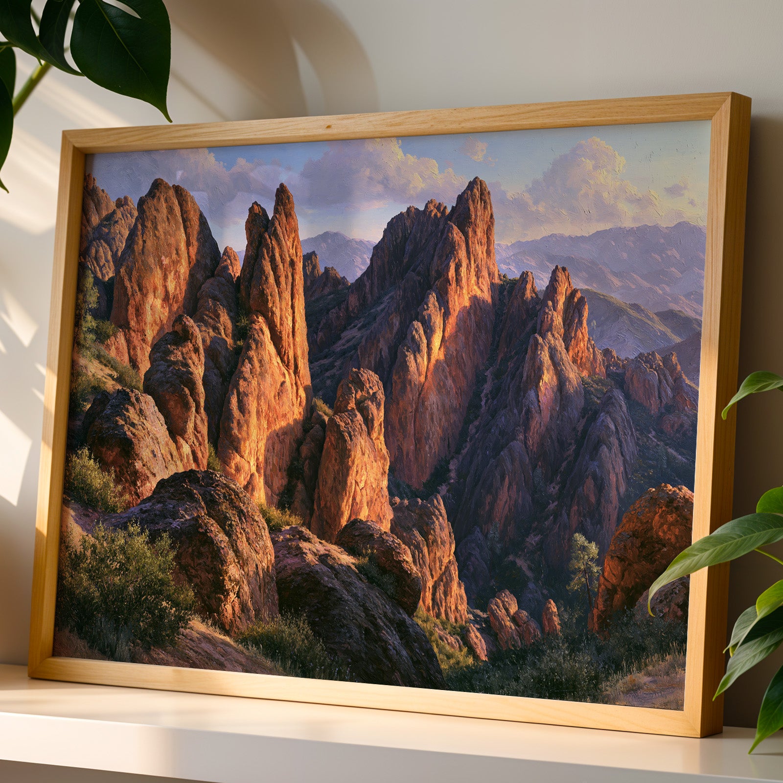 Pinnacles National Park Classical Oil Painting
