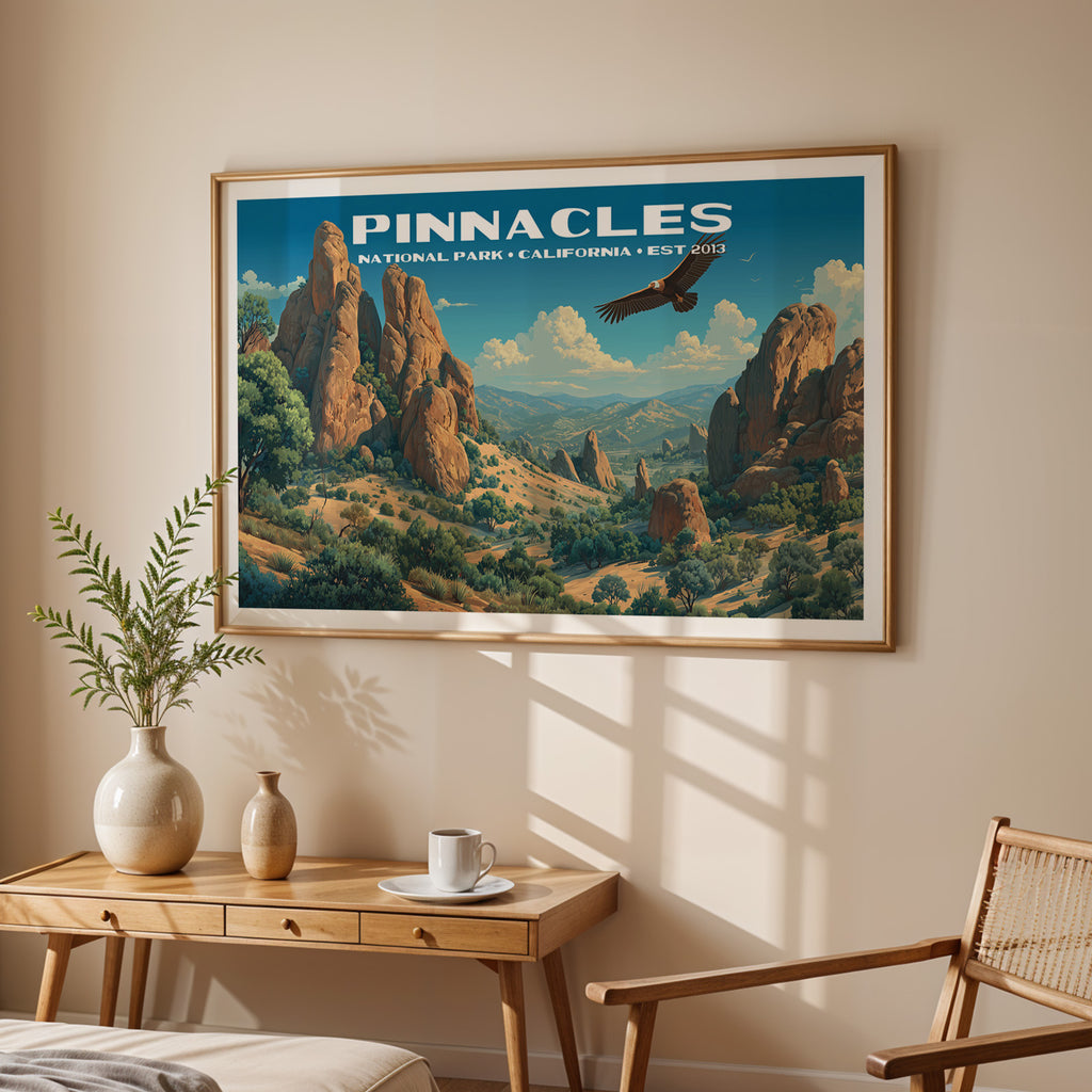 Pinnacles National Park Horizontal Vintage Art