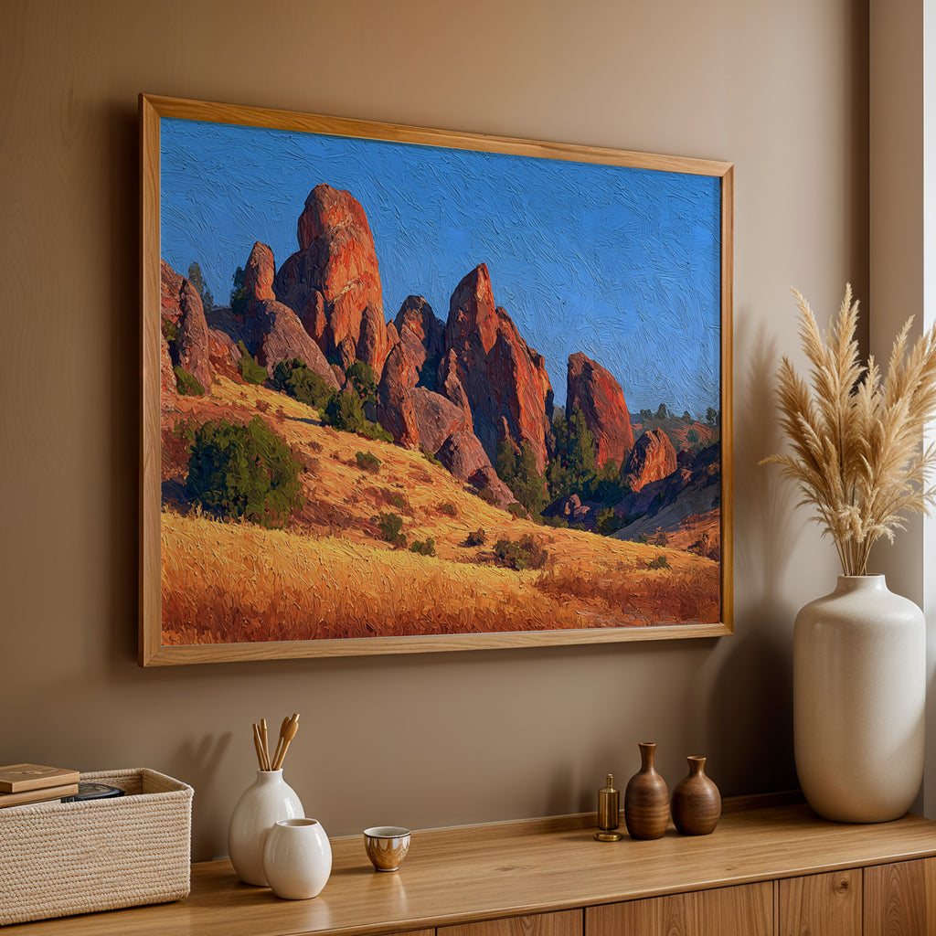 Pinnacles National Park Oil Painting