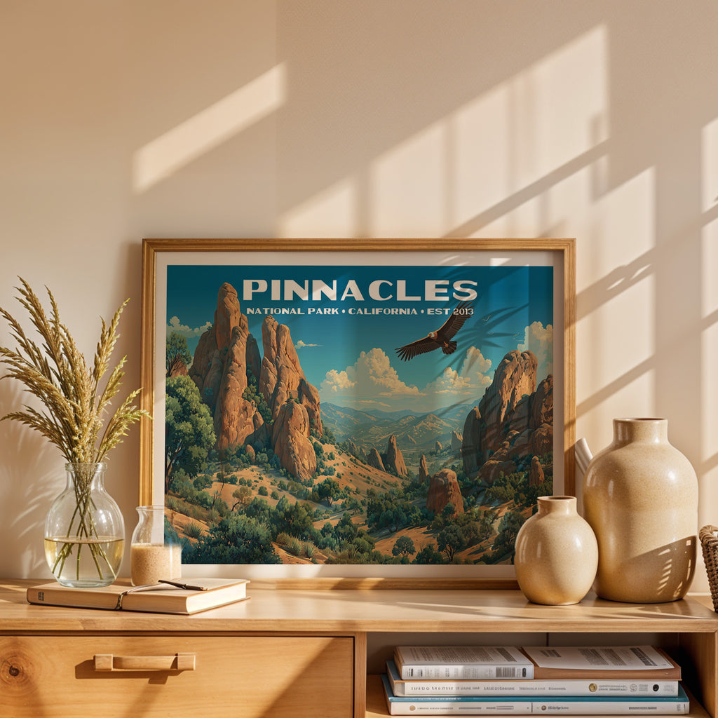 Pinnacles National Park Horizontal Vintage Art
