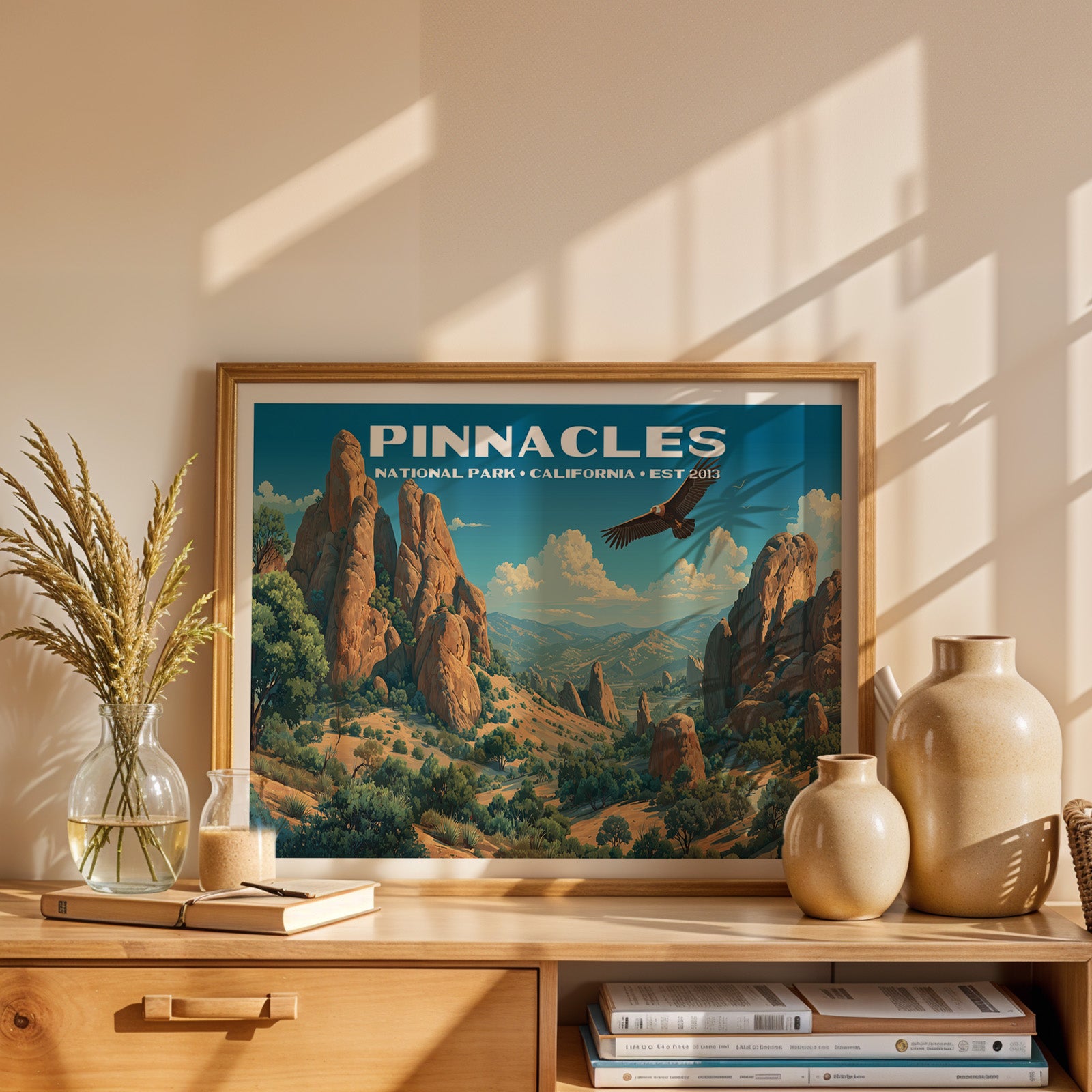 Pinnacles National Park Horizontal Vintage Art