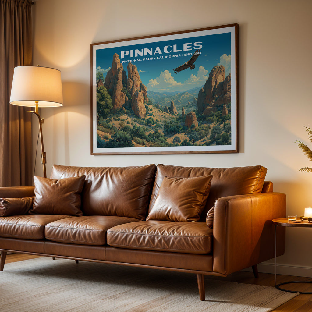 Pinnacles National Park Horizontal Vintage Art