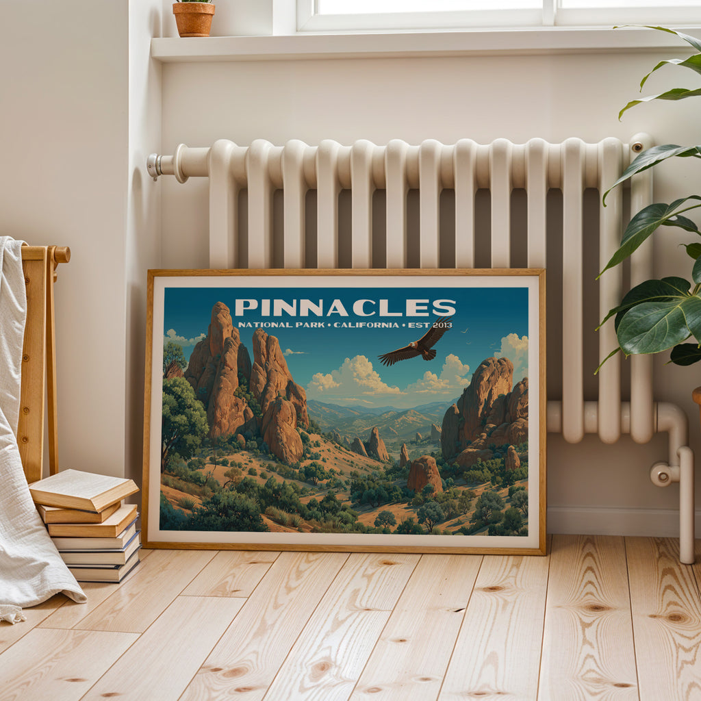 Pinnacles National Park Horizontal Vintage Art