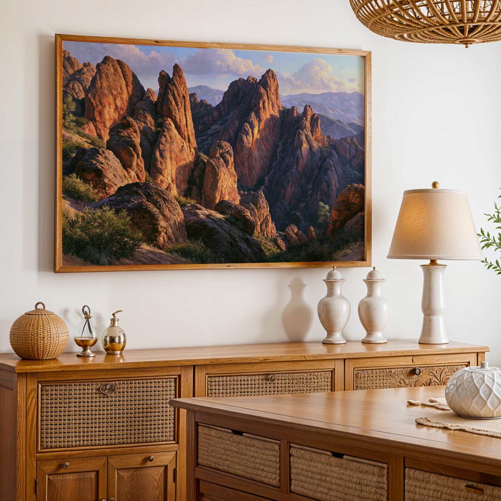 Pinnacles National Park Classical Oil Painting