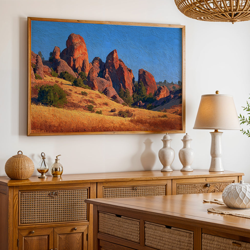 Pinnacles National Park Oil Painting