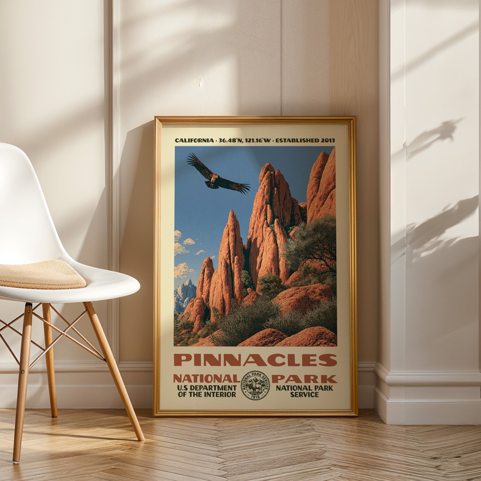 Pinnacles National Park Vintage WPA Art