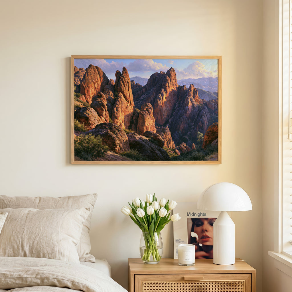 Pinnacles National Park Classical Oil Painting