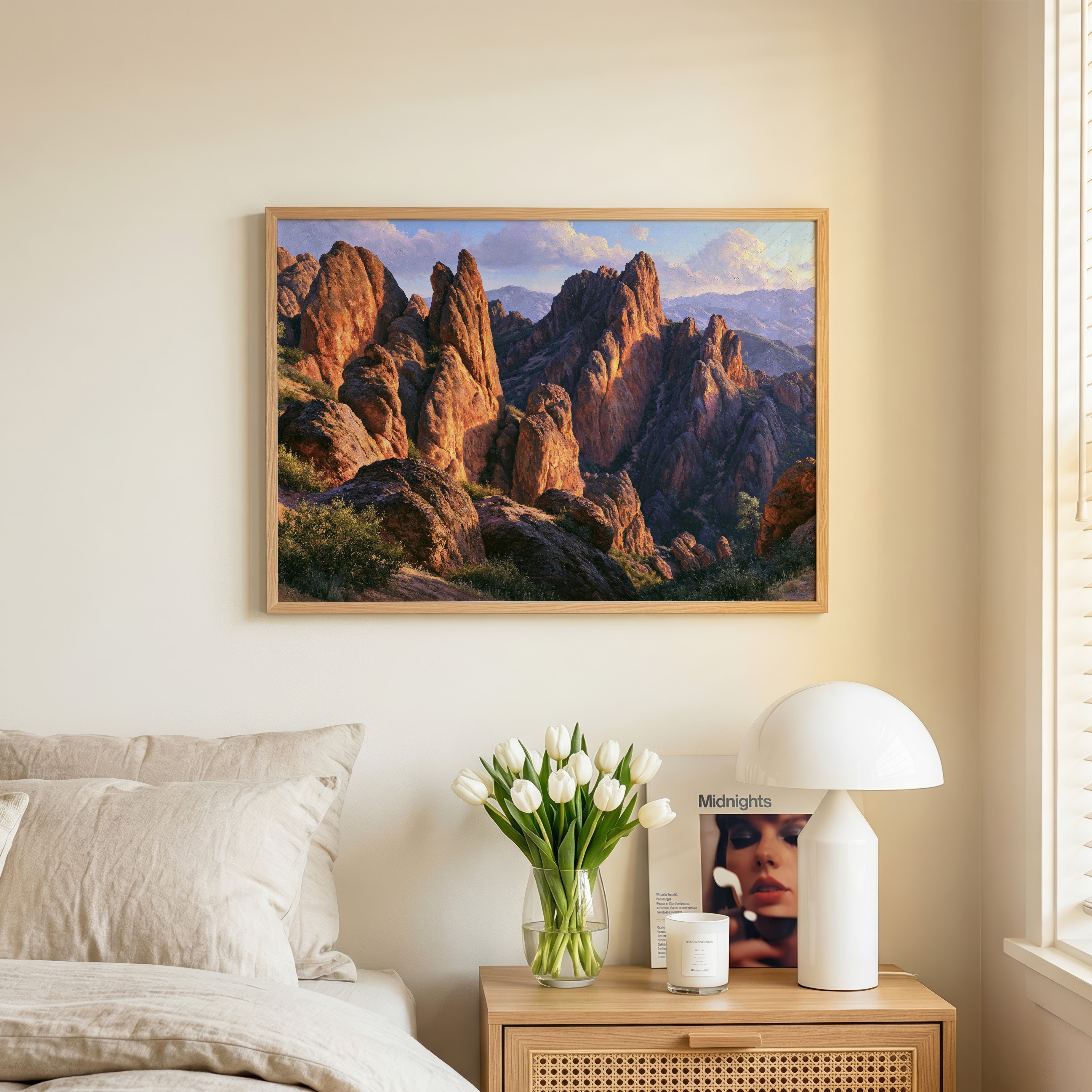 Pinnacles National Park Classical Oil Painting