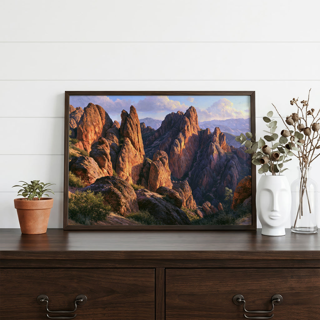 Pinnacles National Park Classical Oil Painting