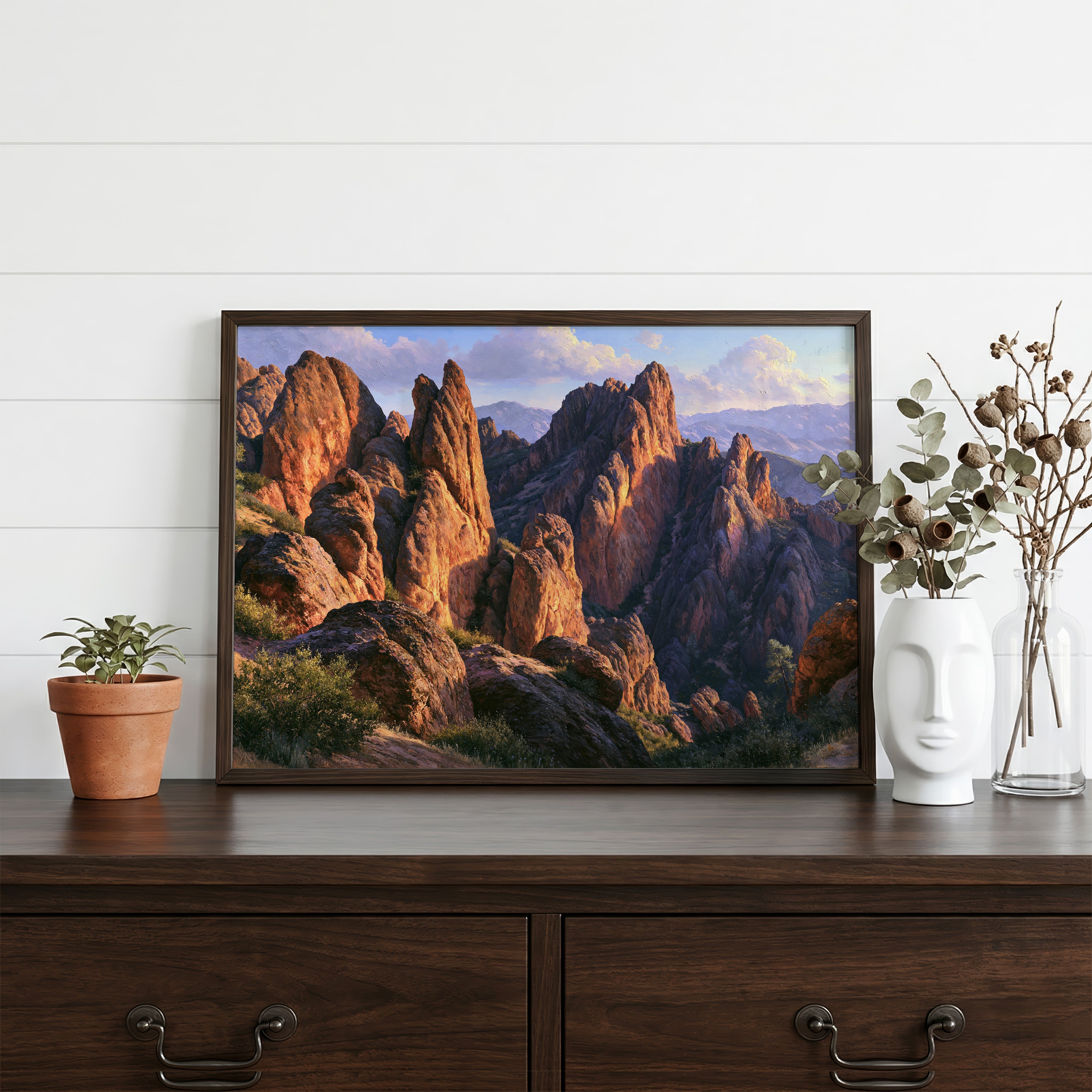 Pinnacles National Park Classical Oil Painting