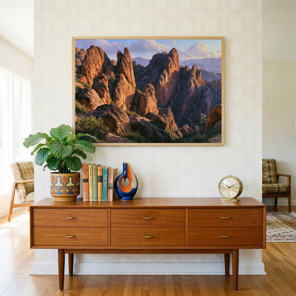 Pinnacles National Park Classical Oil Painting