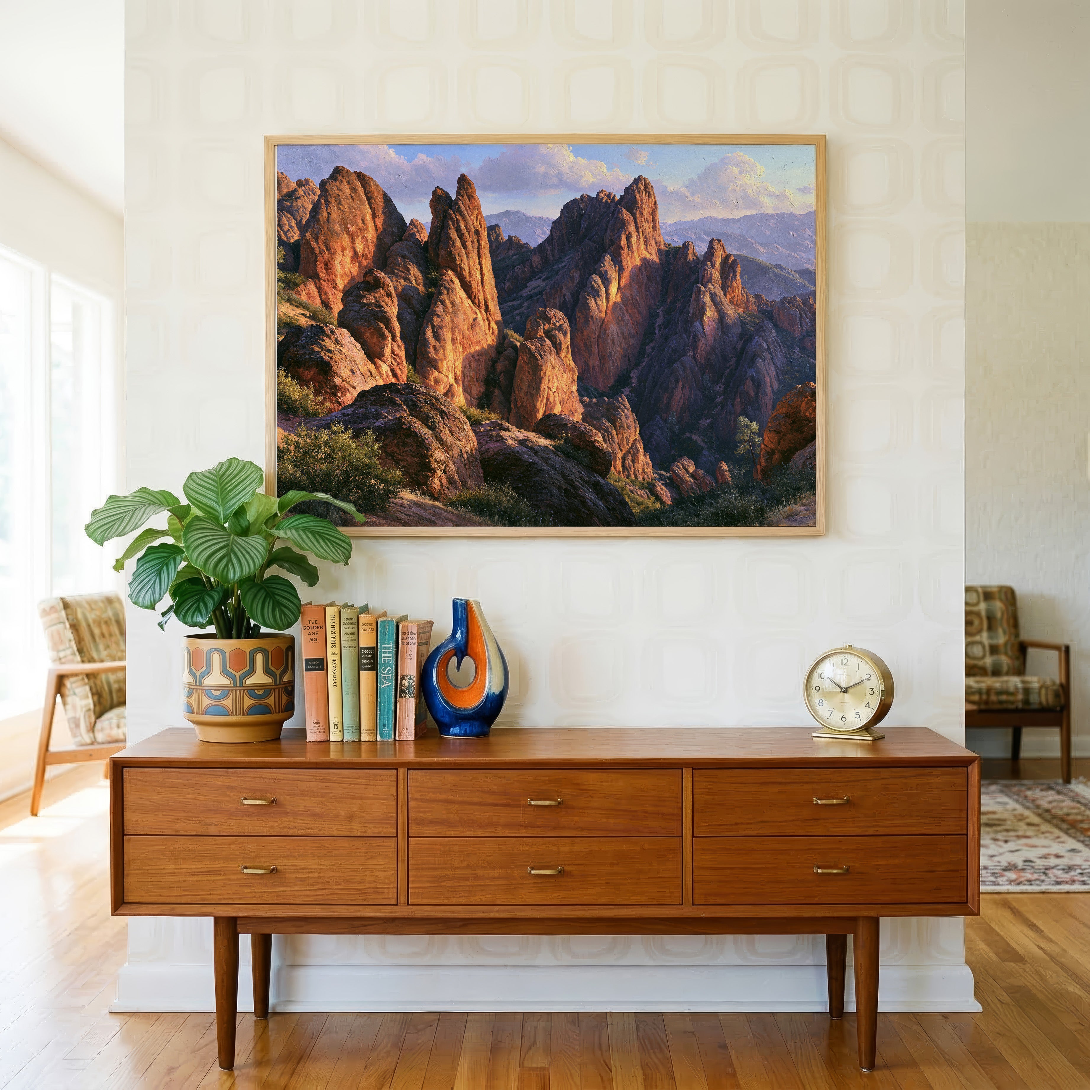 Pinnacles National Park Classical Oil Painting