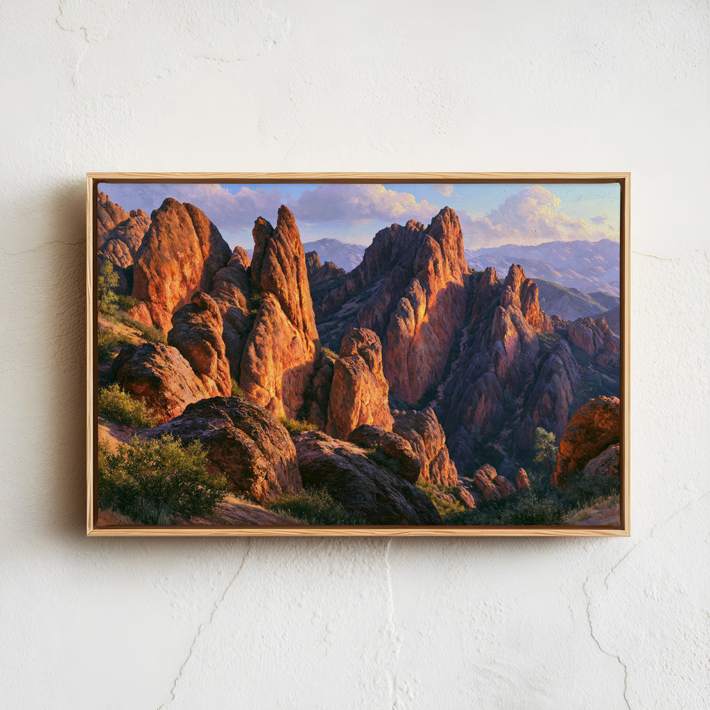 Pinnacles National Park Classical Oil Painting