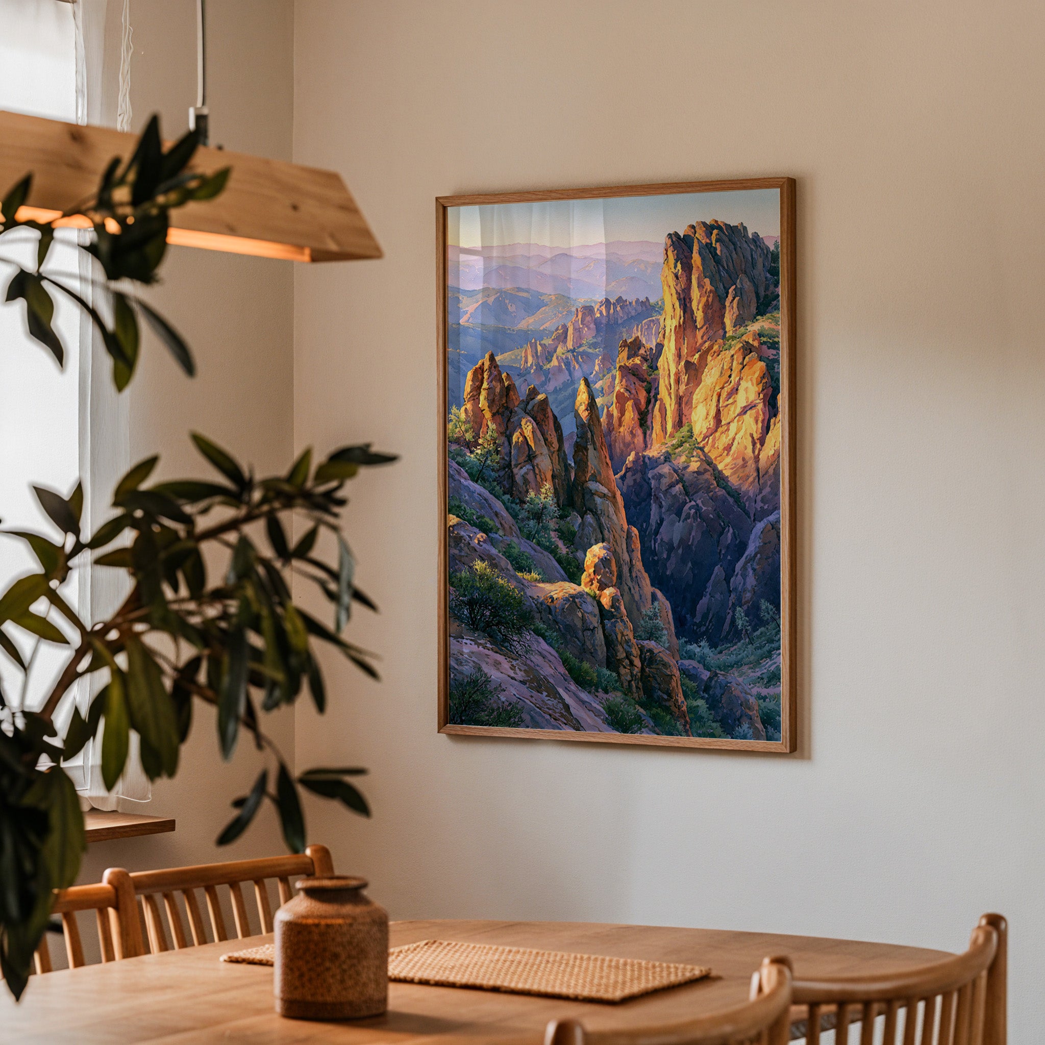 Pinnacles National Park Watercolor Art