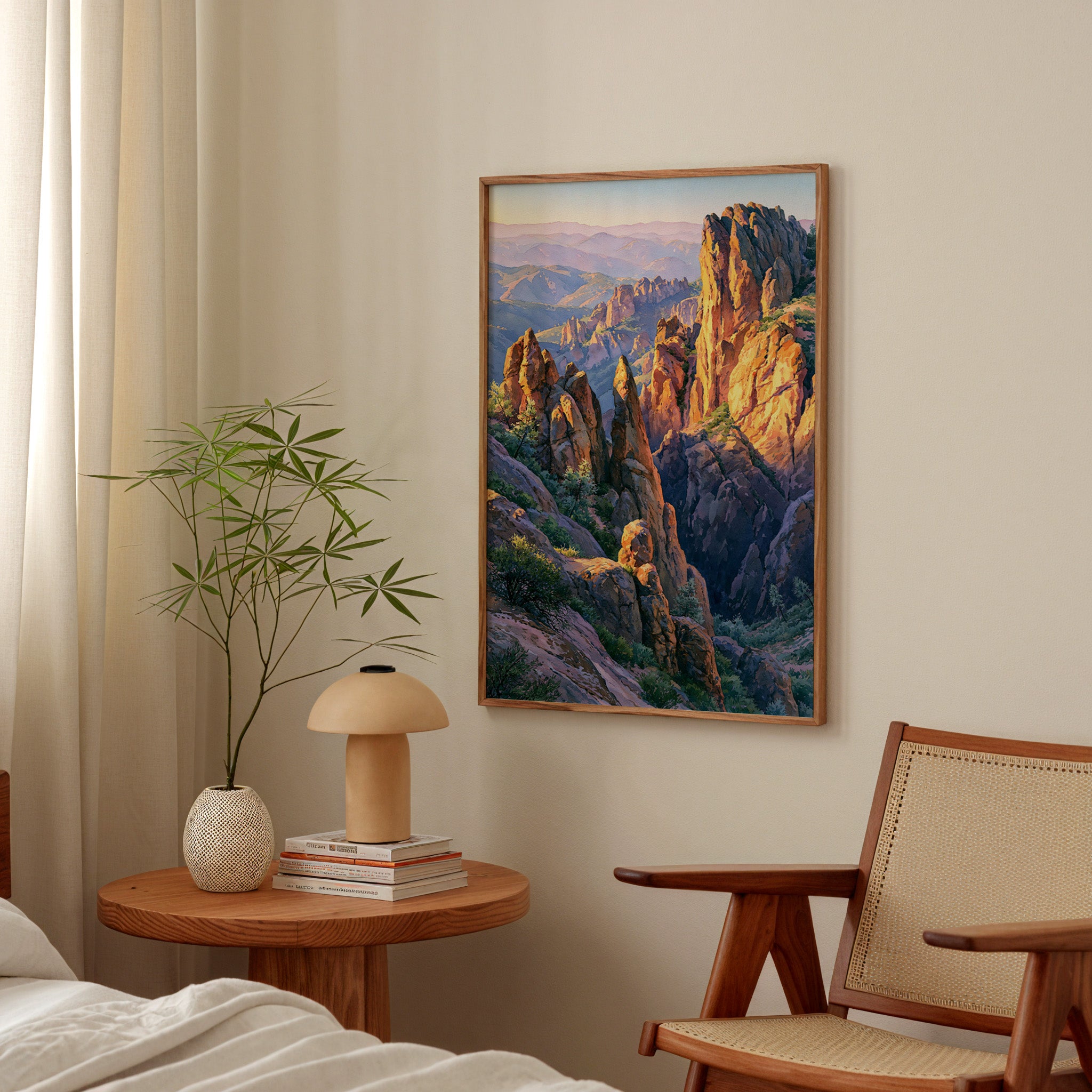 Pinnacles National Park Watercolor Art