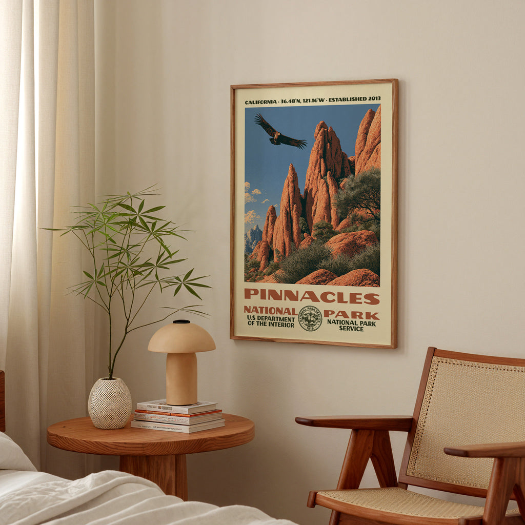 Pinnacles National Park Vintage WPA Art