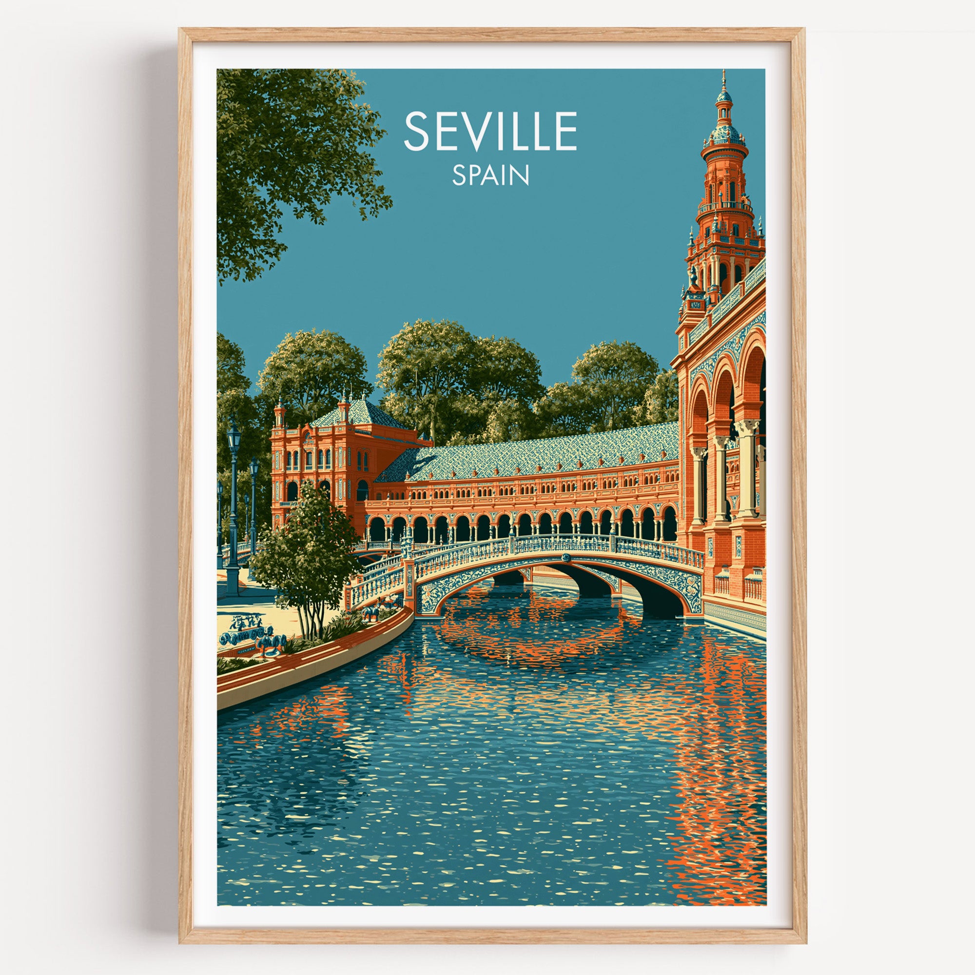 Plaza de España, Sevilla, Spanien